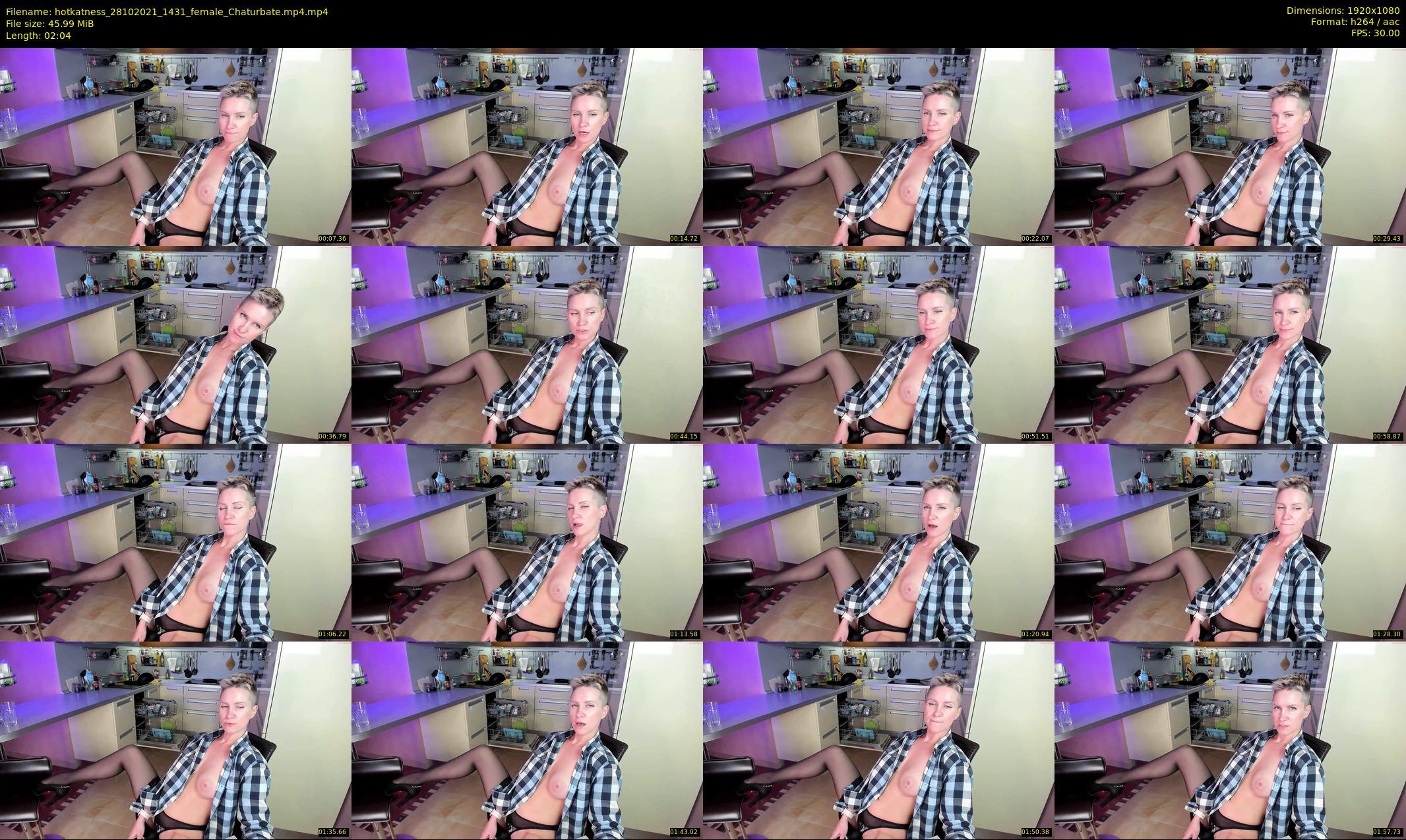 hotkatness — 3 minute Chaturbate female cam show recording, 1080p, Oct 28, 2021