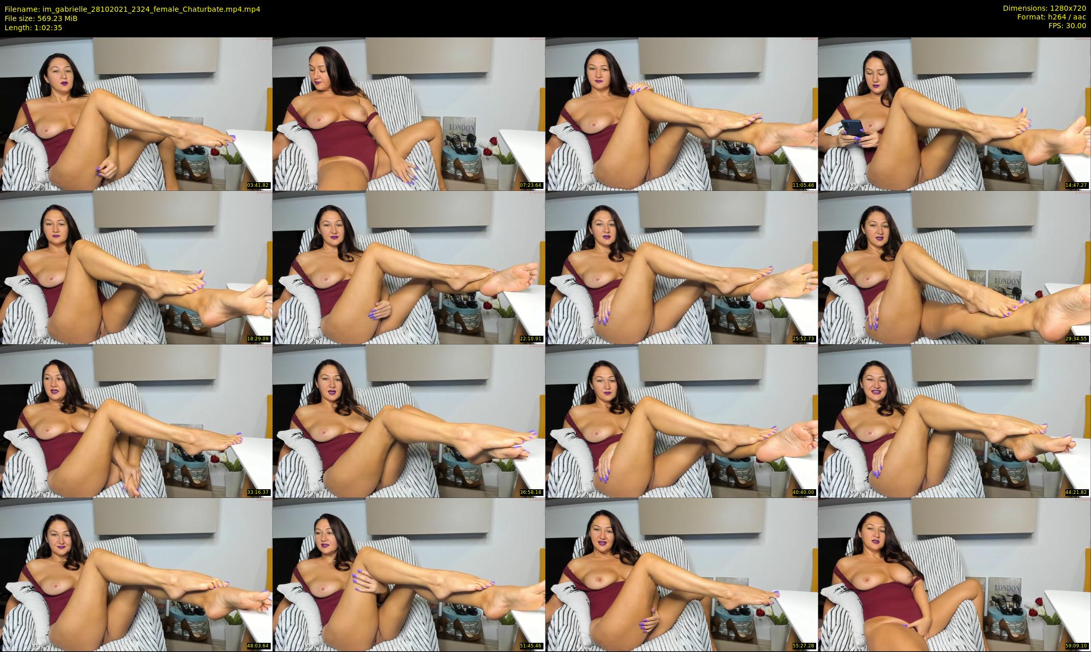 im_gabrielle — 63 minute Chaturbate female cam show recording, 720p, Oct 28, 2021