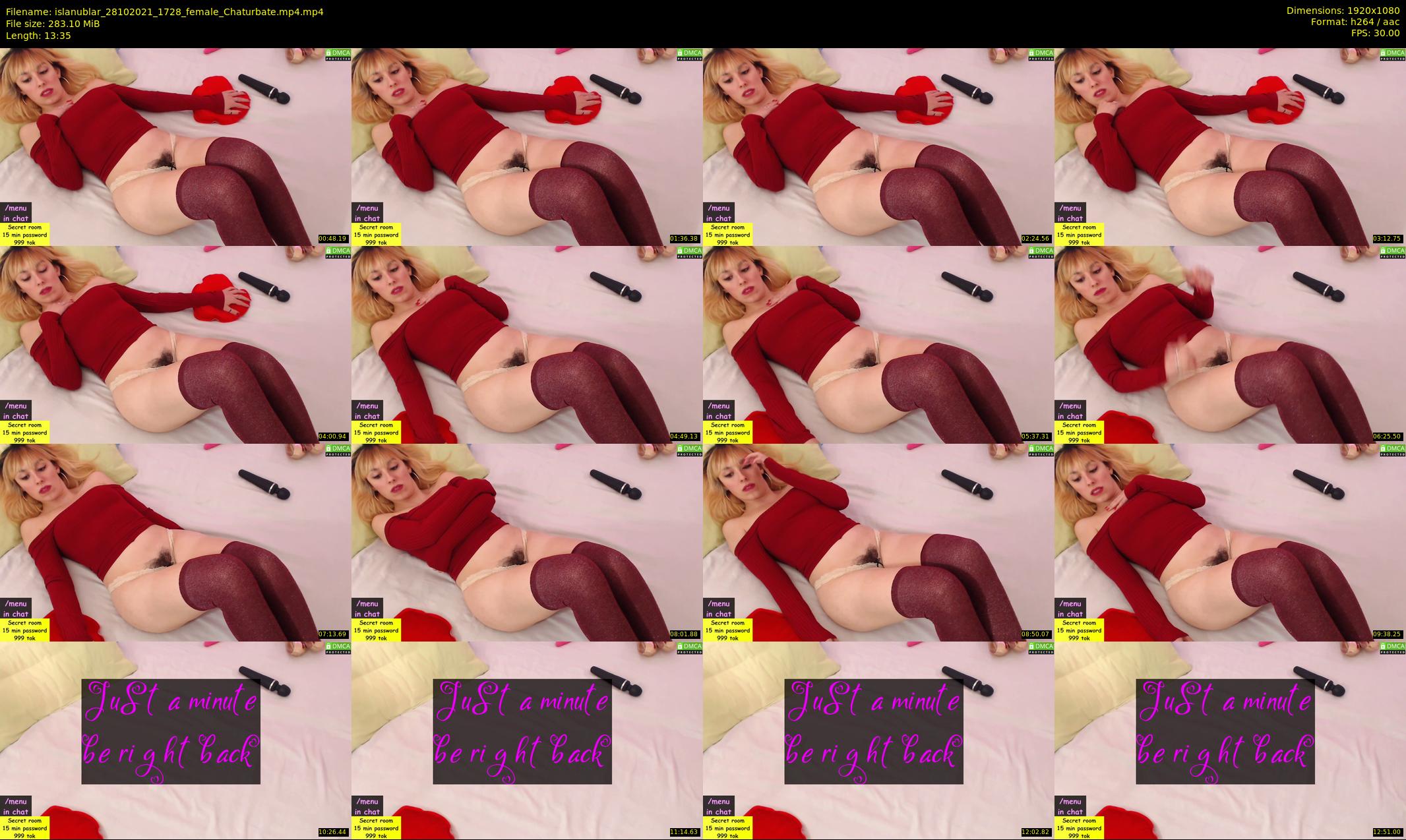 islanublar — 14 minute Chaturbate female cam show recording, 1080p, Oct 28, 2021