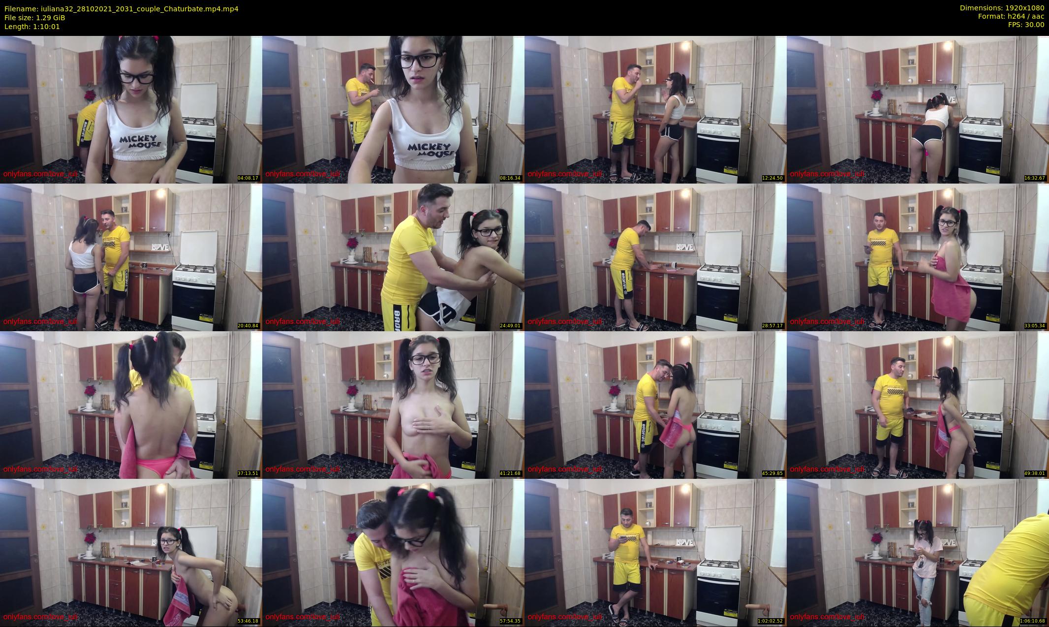 iuliana32 — 71 minute Chaturbate couple cam show recording, 1080p, Oct 28, 2021