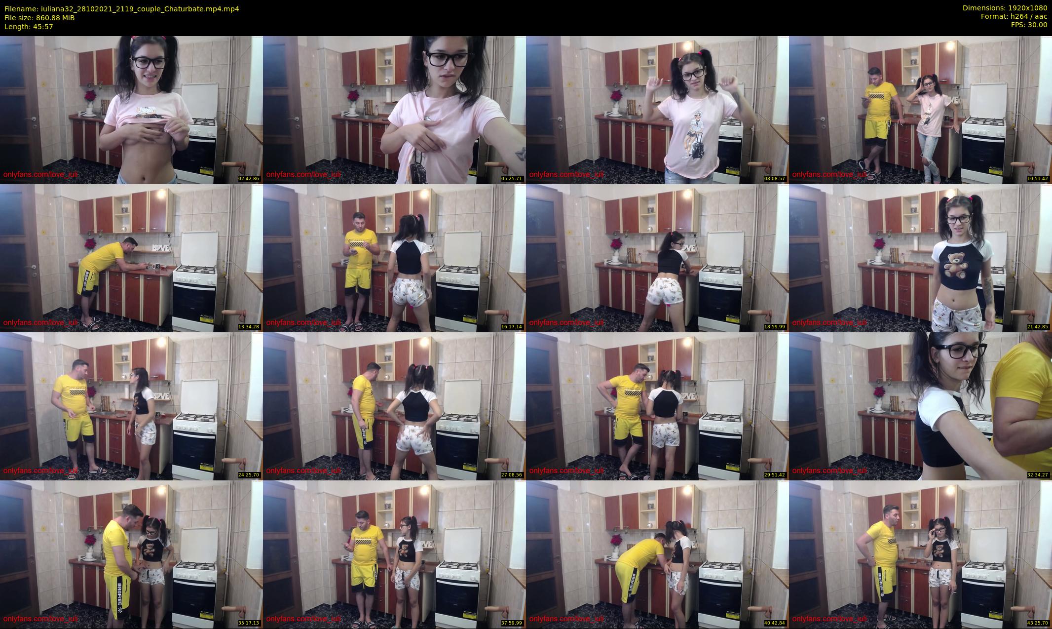 iuliana32 — 46 minute Chaturbate couple cam show recording, 1080p, Oct 28, 2021