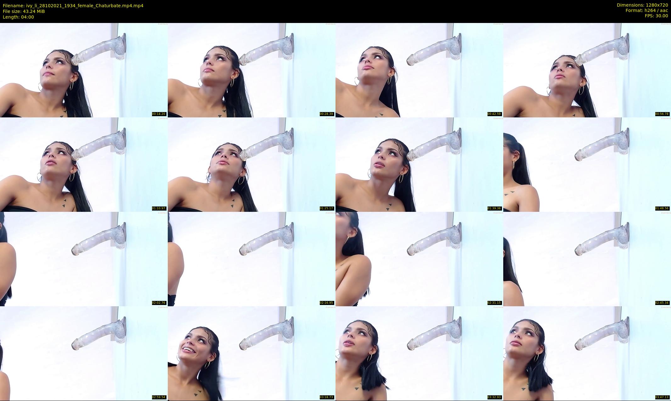 ivy_li — 4 minute Chaturbate female cam show recording, 720p, Oct 28, 2021