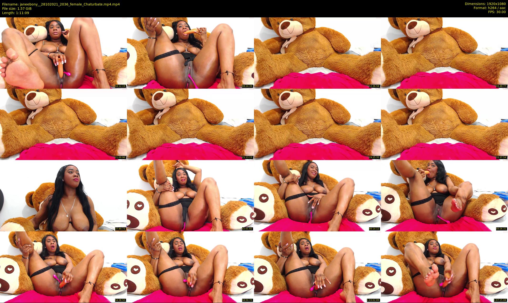 janeebony_ — 72 minute Chaturbate female cam show recording, 1080p, Oct 28, 2021