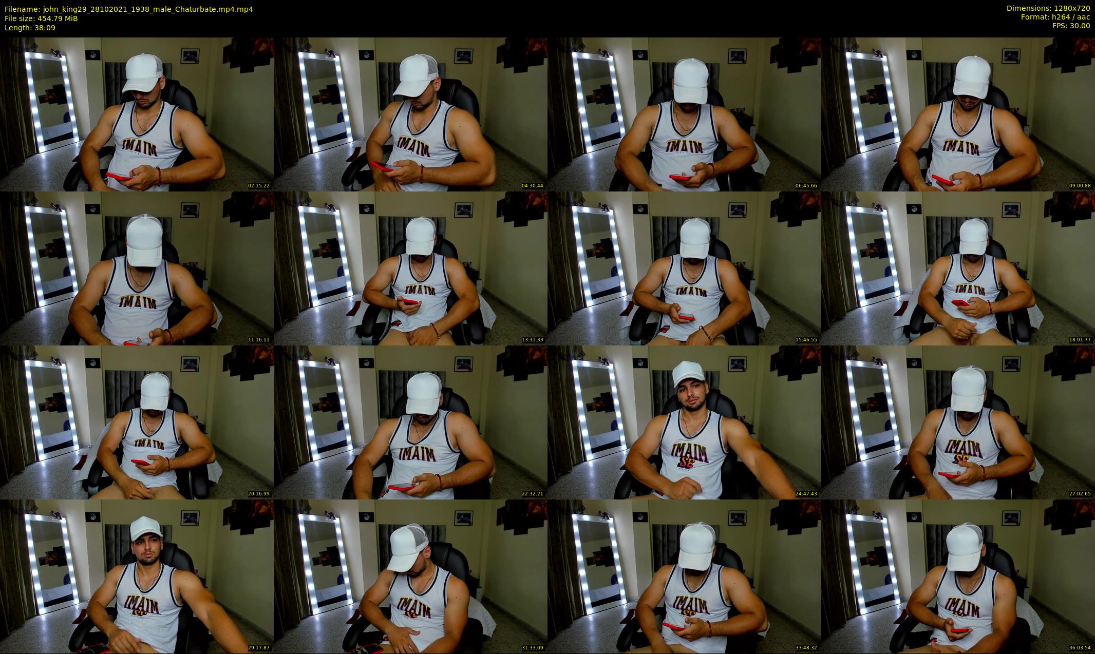 john_king29 — 39 minute Chaturbate male cam show recording, 720p, Oct 28, 2021