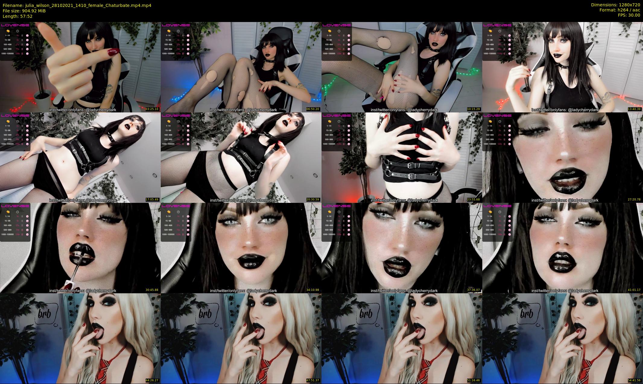julia_wilson — 58 minute Chaturbate female cam show recording, 720p, Oct 28, 2021