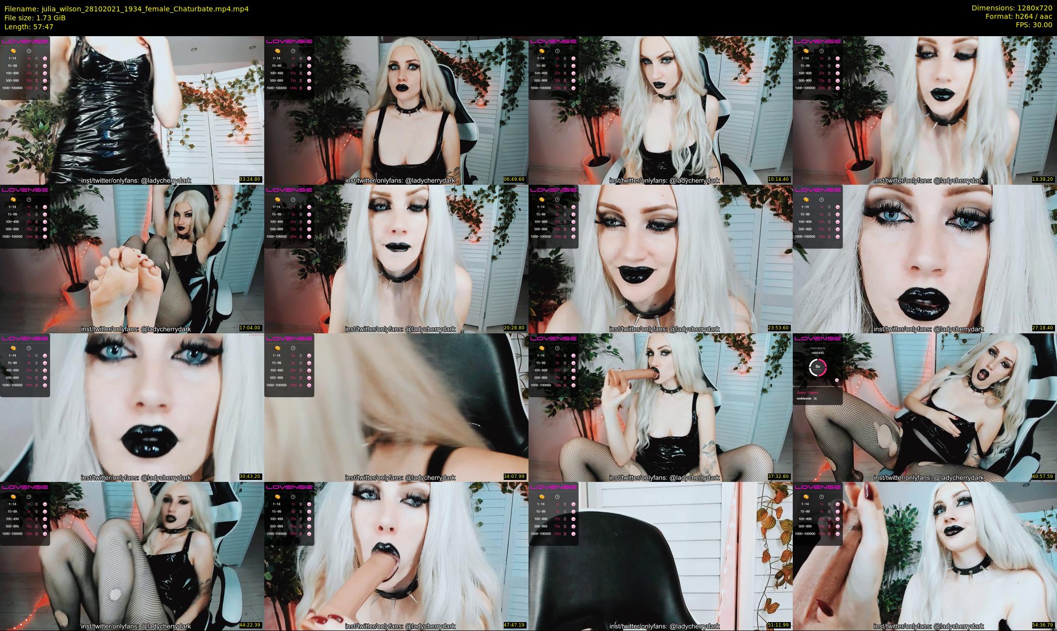 julia_wilson — 58 minute Chaturbate female cam show recording, 720p, Oct 28, 2021