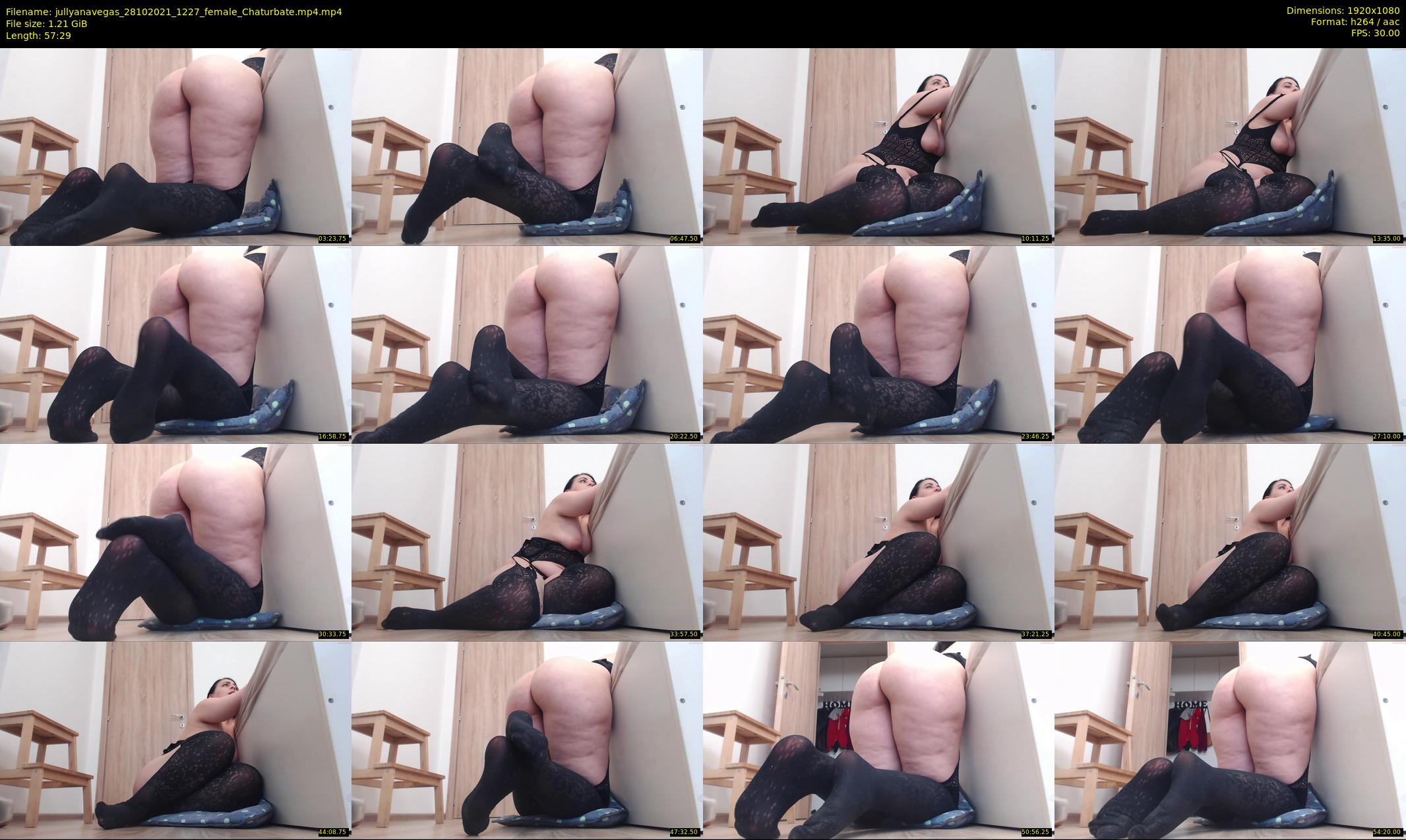 jullyanavegas — 58 minute Chaturbate female cam show recording, 1080p, Oct 28, 2021