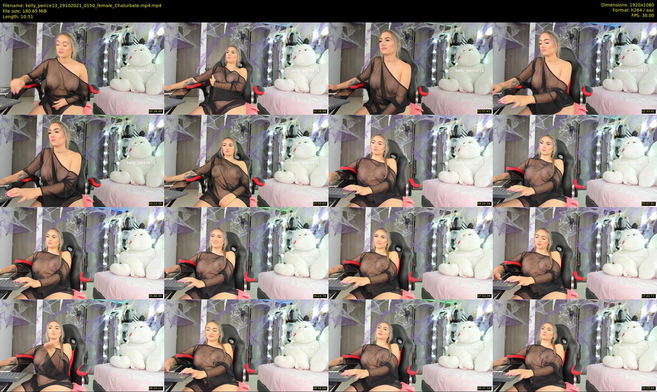 kelly_peirce13 — 11 minute Chaturbate female cam show recording, 1080p, Oct 29, 2021