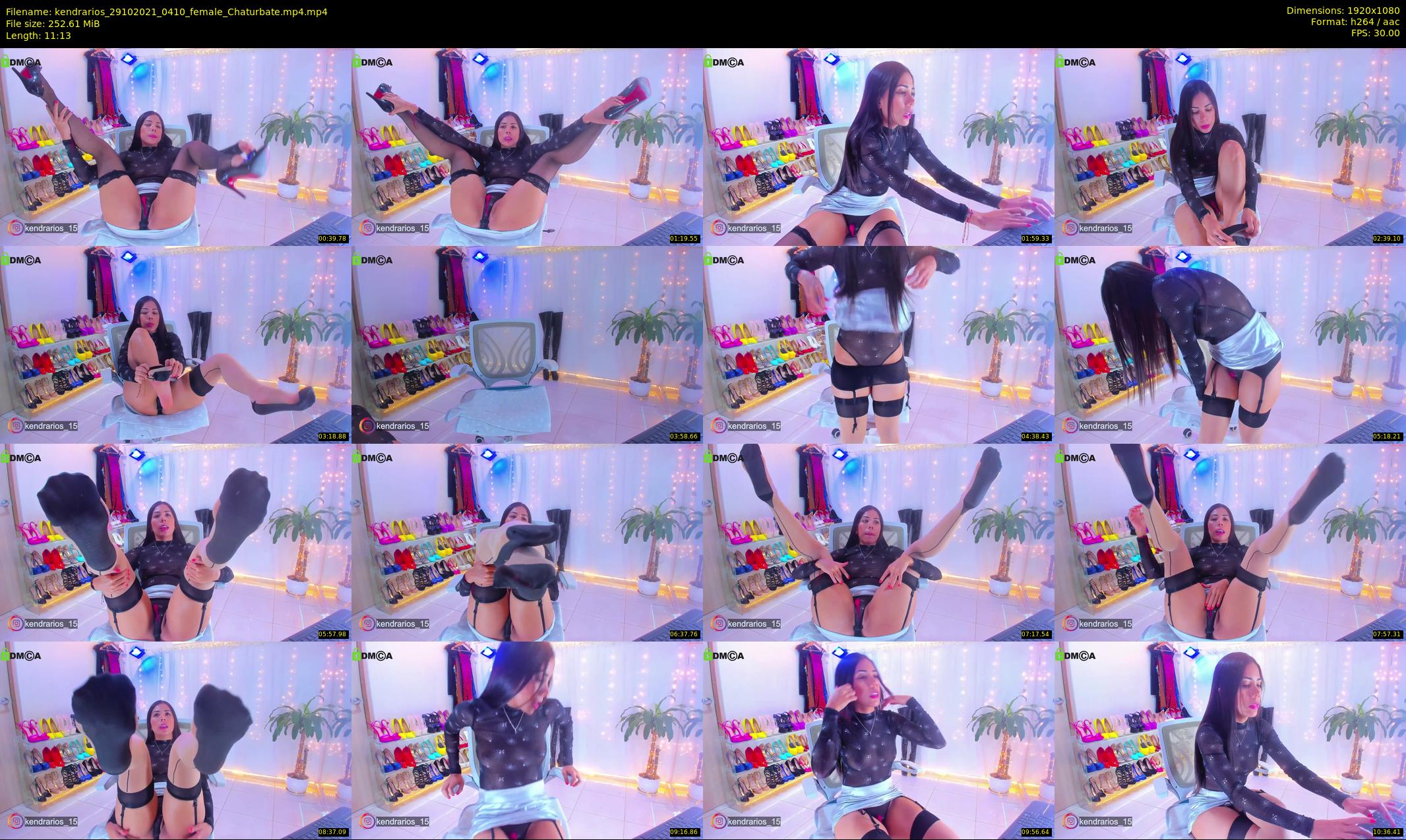 kendrarios — 12 minute Chaturbate female cam show recording, 1080p, Oct 29, 2021
