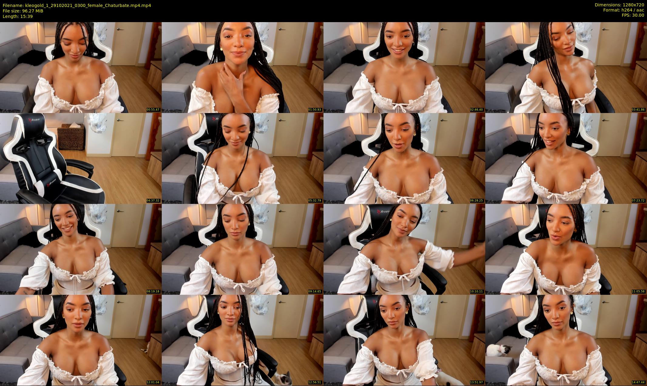 kleogold_1 — 16 minute Chaturbate female cam show recording, 720p, Oct 29, 2021