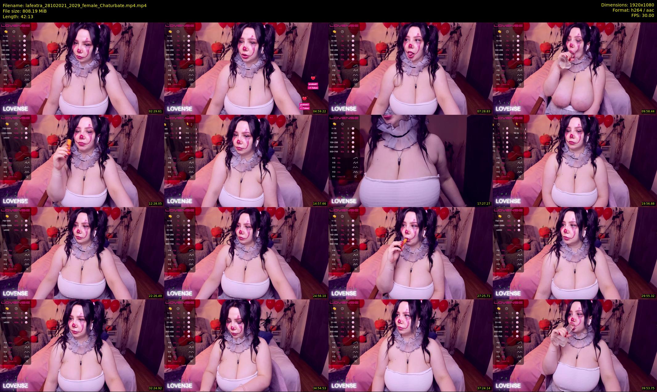 lafextra — 43 minute Chaturbate female cam show recording, 1080p, Oct 28, 2021