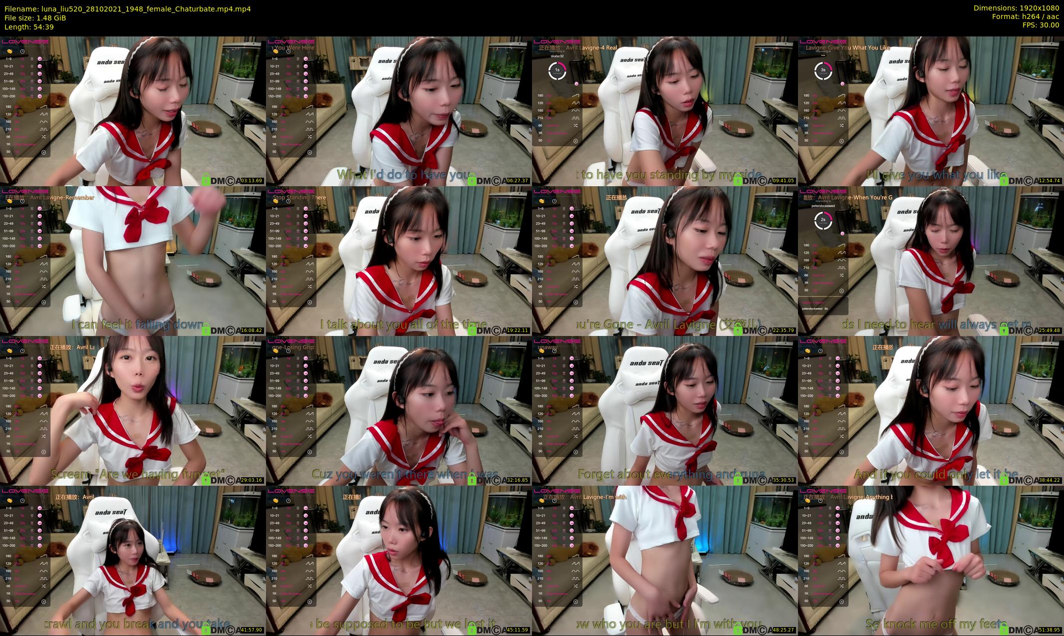 luna_liu520 — 55 minute Chaturbate female cam show recording, 1080p, Oct 28, 2021
