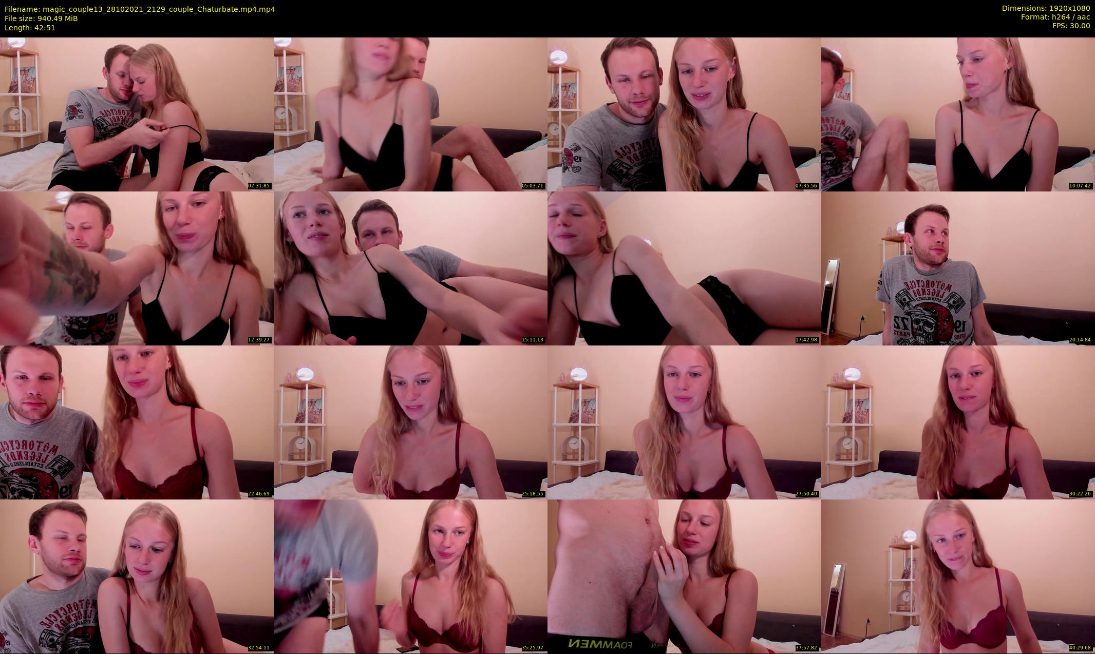 magic_couple13 — 43 minute Chaturbate couple cam show recording, 1080p, Oct 28, 2021