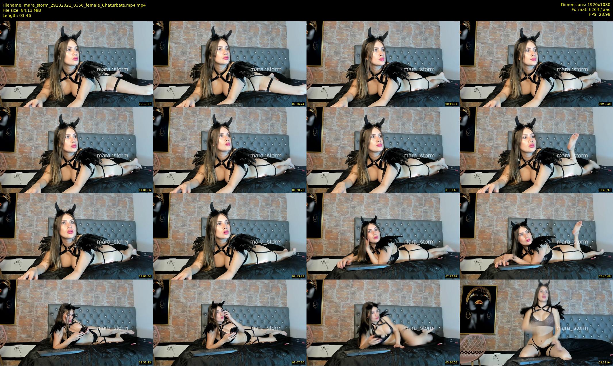 mara_storm — 4 minute Chaturbate female cam show recording, 1080p, Oct 29, 2021