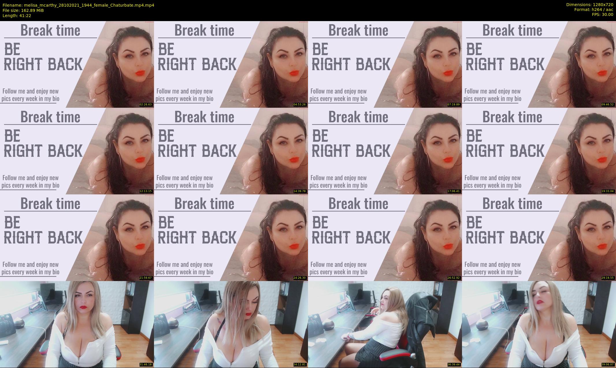 melisa_mcarthy — 42 minute Chaturbate couple cam show recording, 720p, Oct 28, 2021