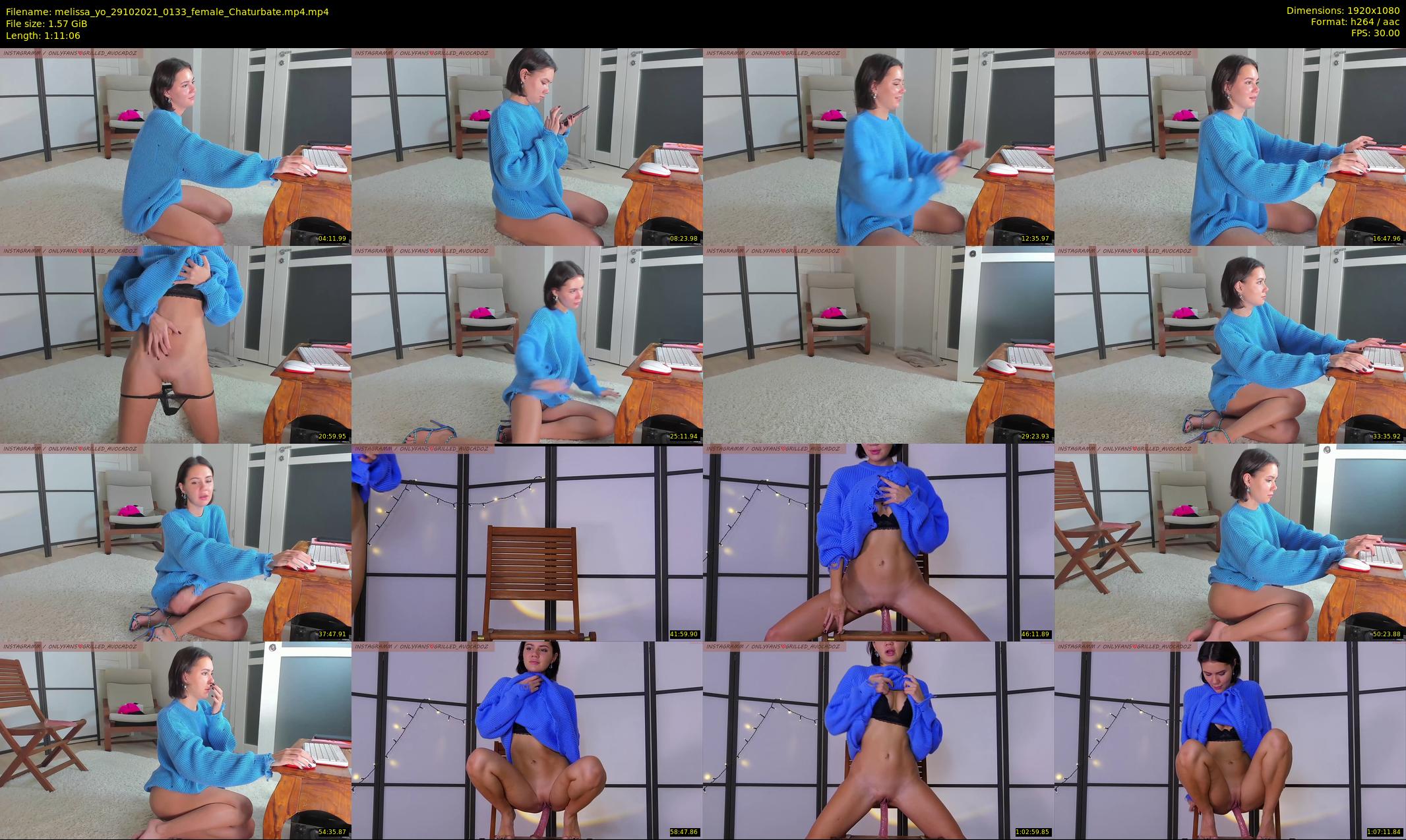 melissa_yo — 72 minute Chaturbate female cam show recording, 1080p, Oct 29, 2021