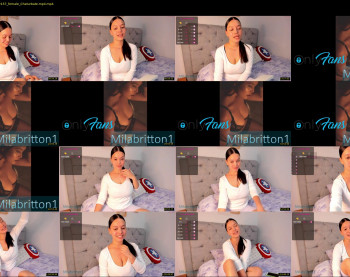 milabritton1 — 85 minute Chaturbate female cam show recording, 720p, Oct 28, 2021