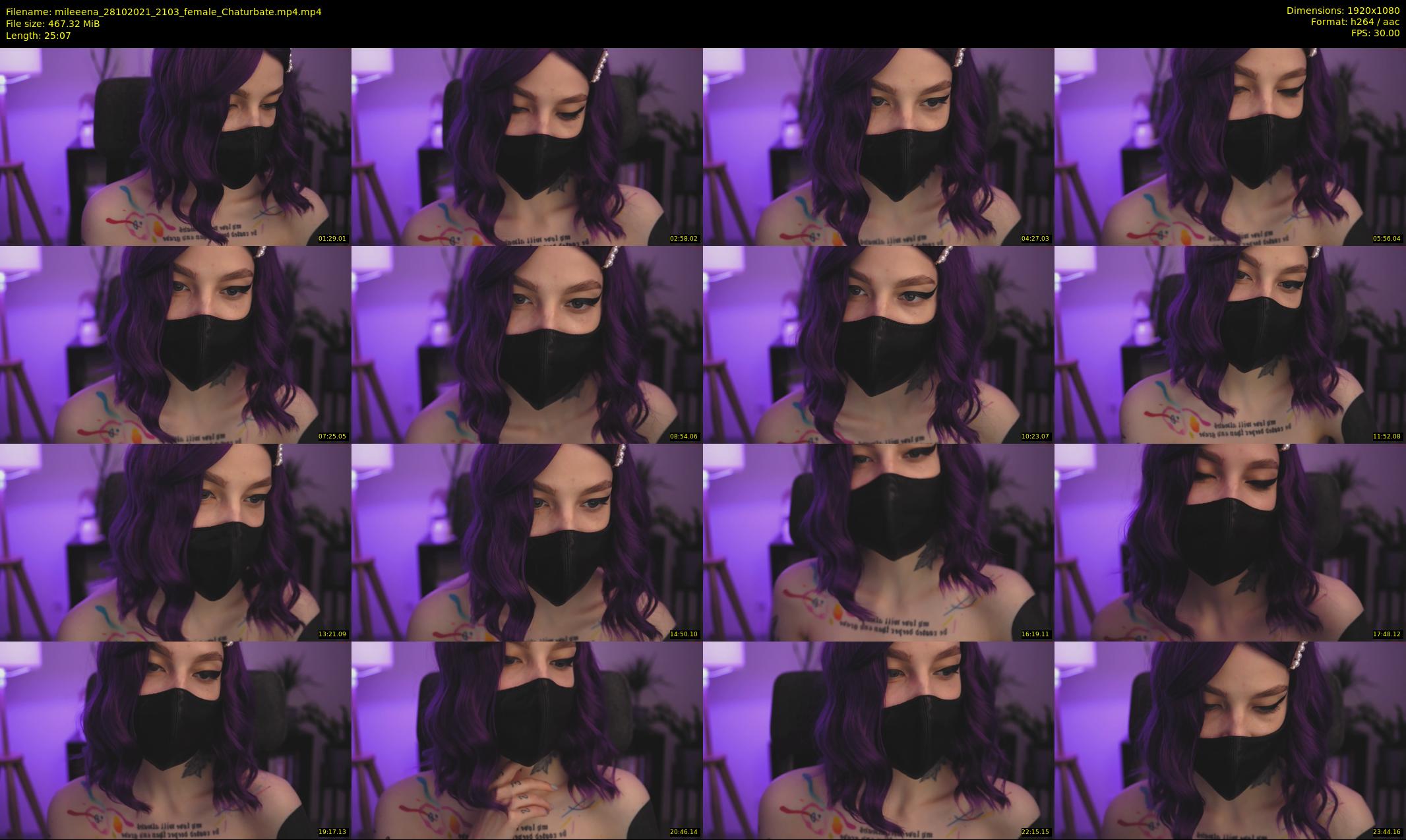 mileeena — 26 minute Chaturbate female cam show recording, 1080p, Oct 28, 2021