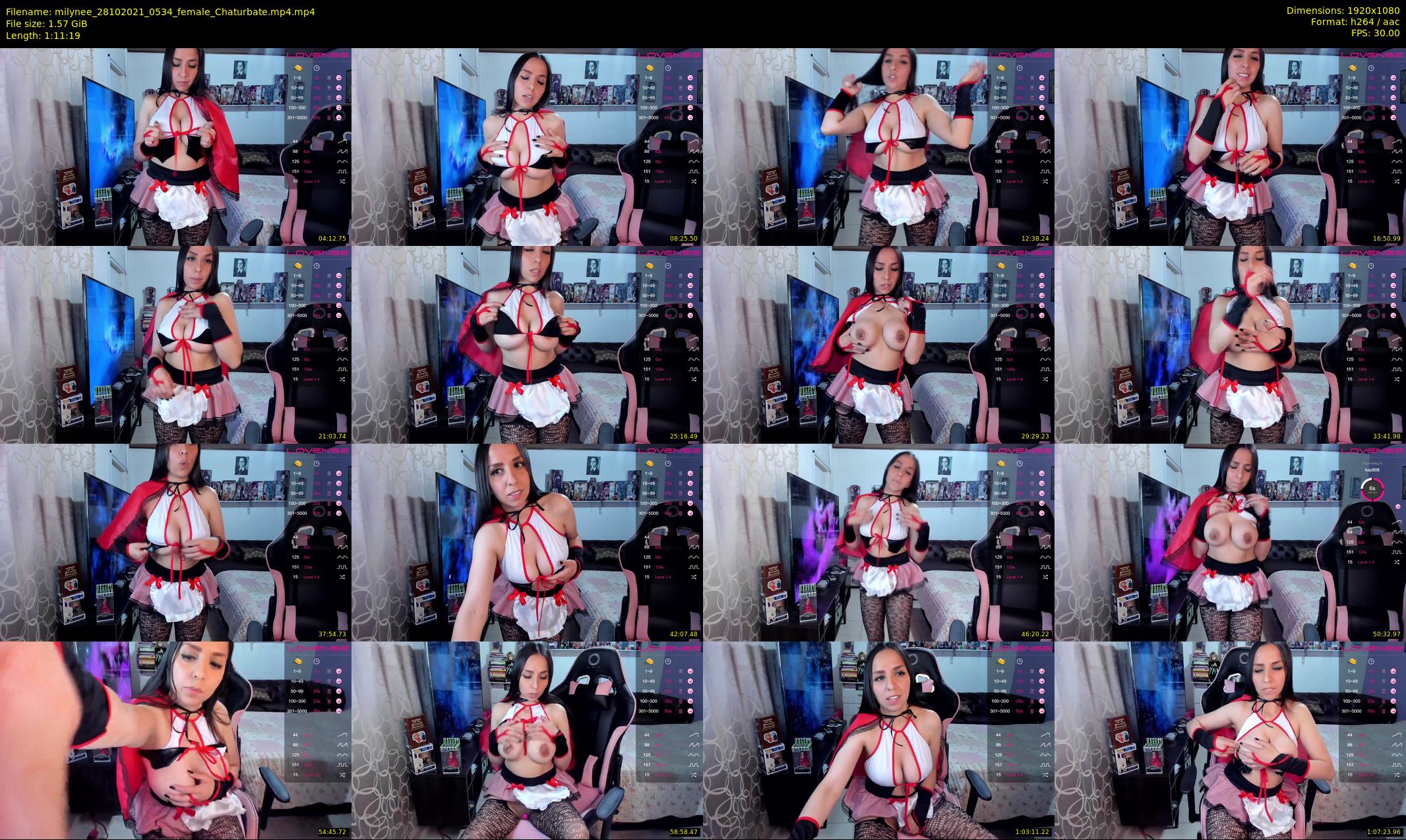 milynee — 72 minute Chaturbate female cam show recording, 1080p, Oct 28, 2021