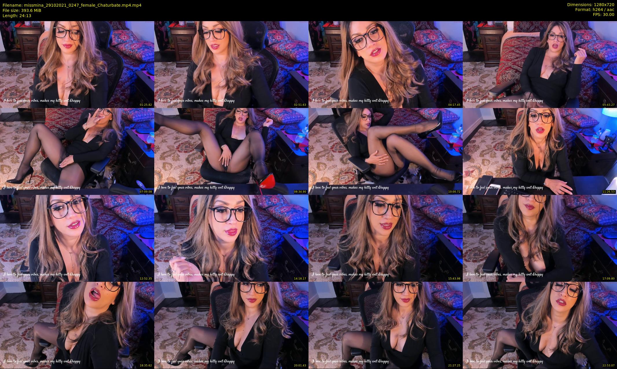 missmina — 25 minute Chaturbate female cam show recording, 720p, Oct 29, 2021