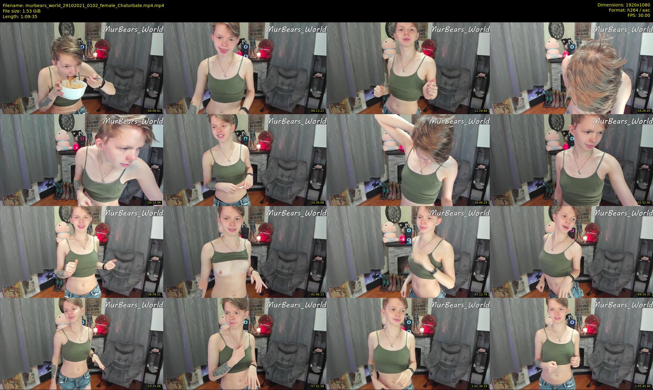 murbears_world — 70 minute Chaturbate female cam show recording, 1080p, Oct 29, 2021