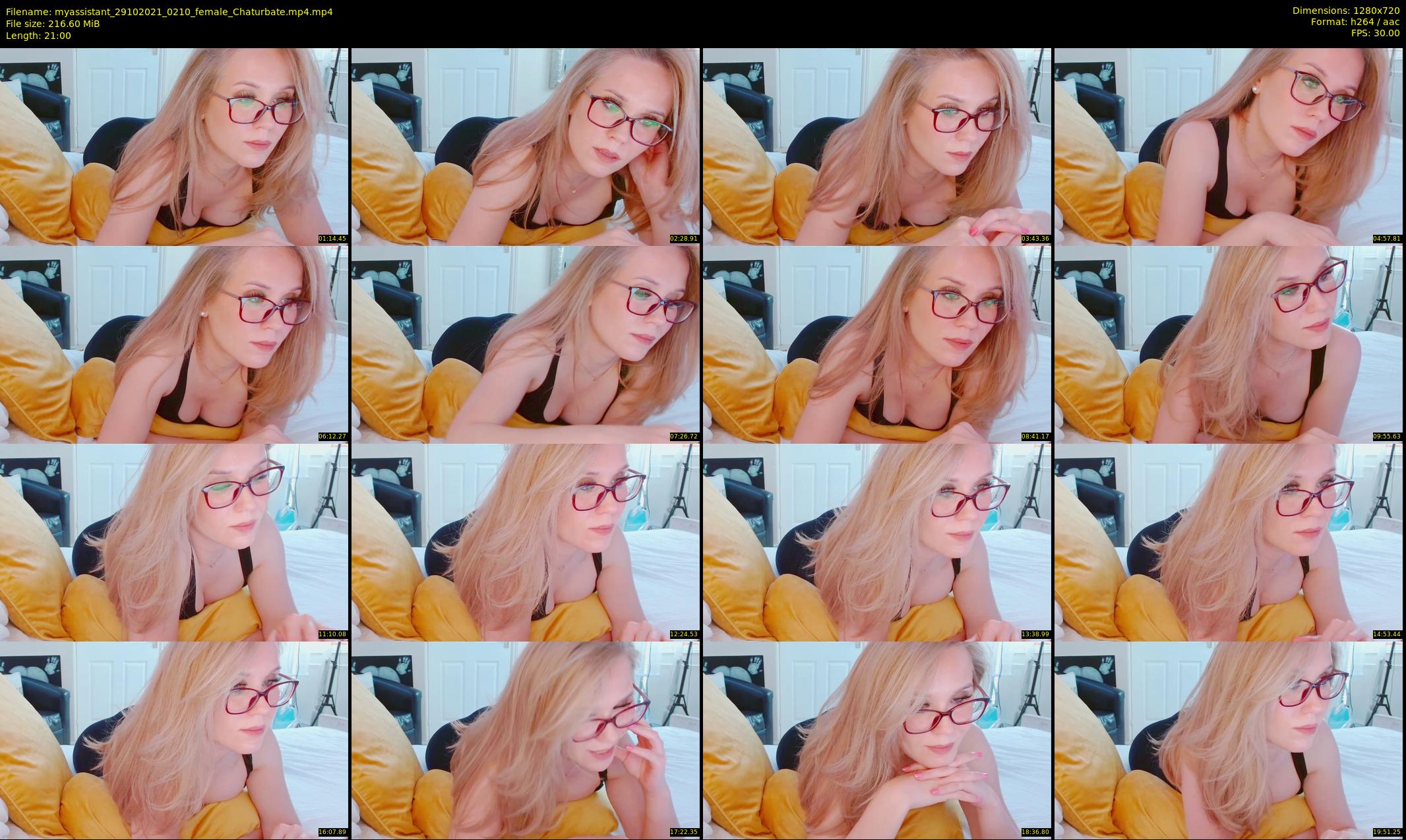 myassistant — 21 minute Chaturbate female cam show recording, 720p, Oct 29, 2021