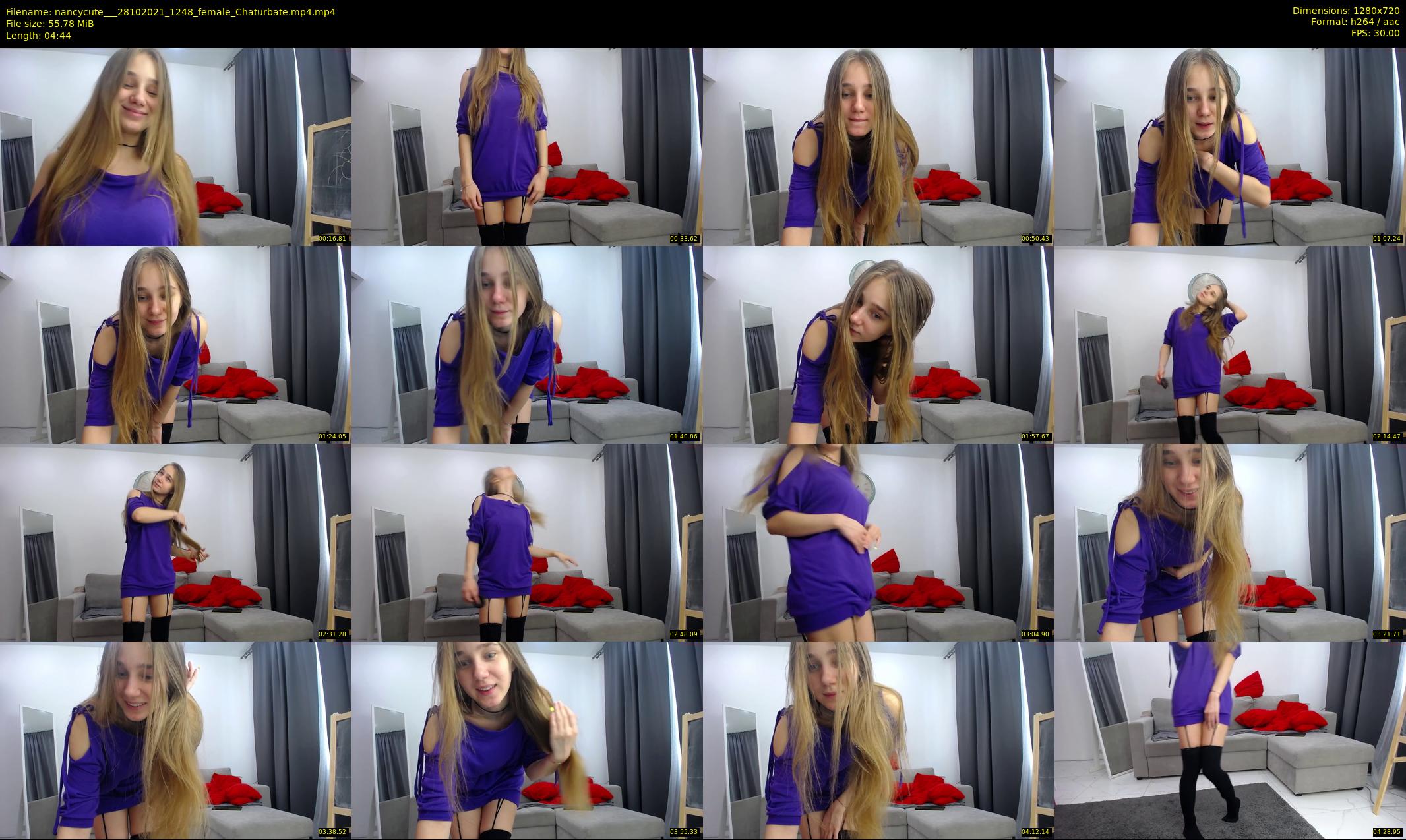 nancycute__ — 5 minute Chaturbate female cam show recording, 720p, Oct 28, 2021