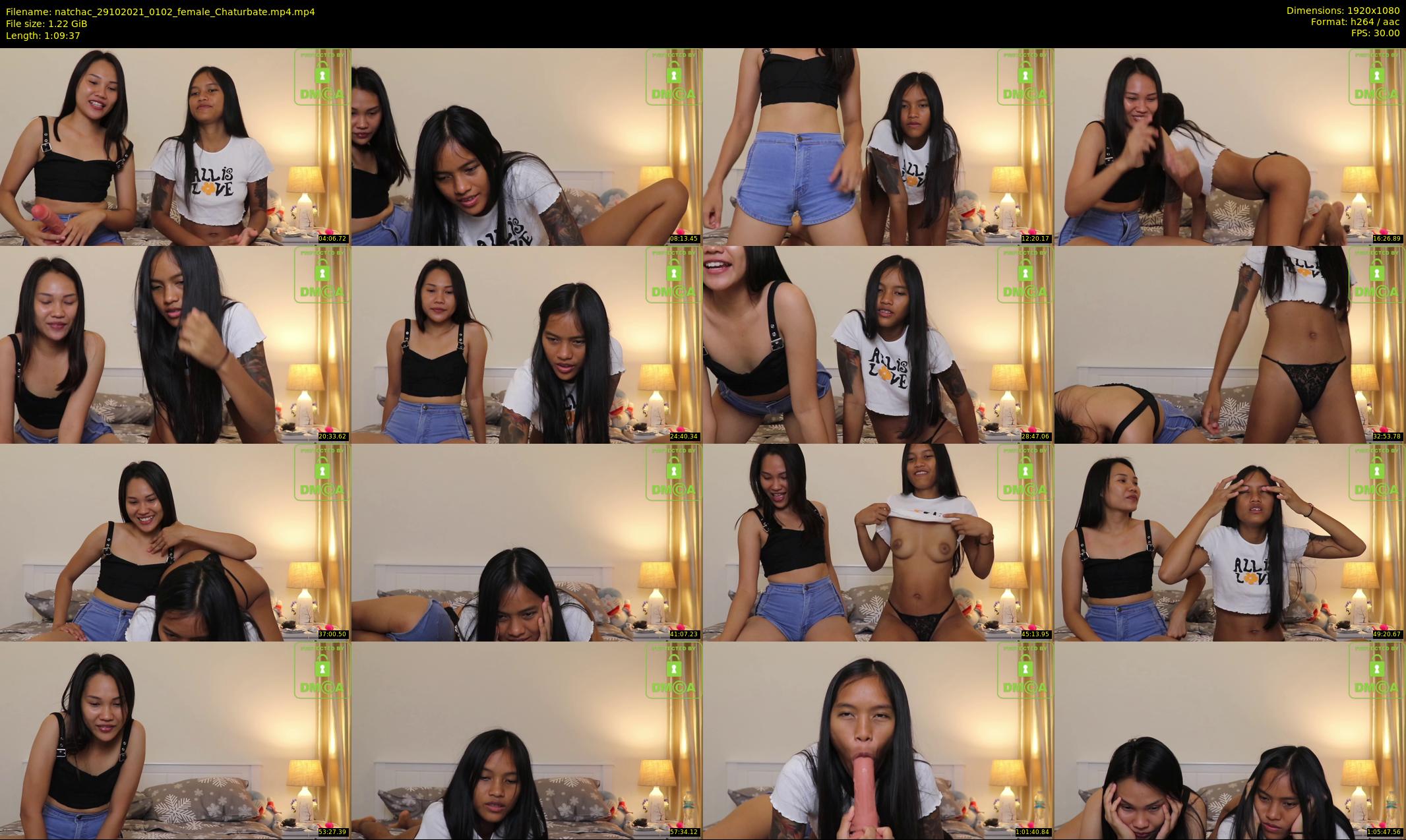 natchac — 70 minute Chaturbate female cam show recording, 1080p, Oct 29, 2021