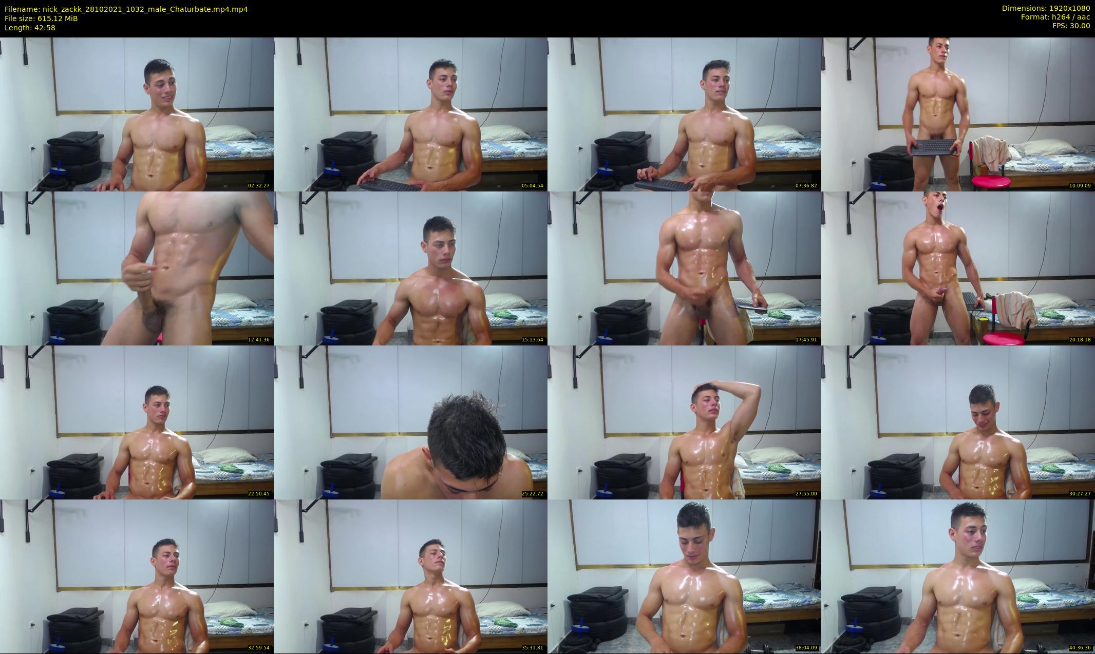 nick_zackk — 43 minute Chaturbate male cam show recording, 1080p, Oct 28, 2021