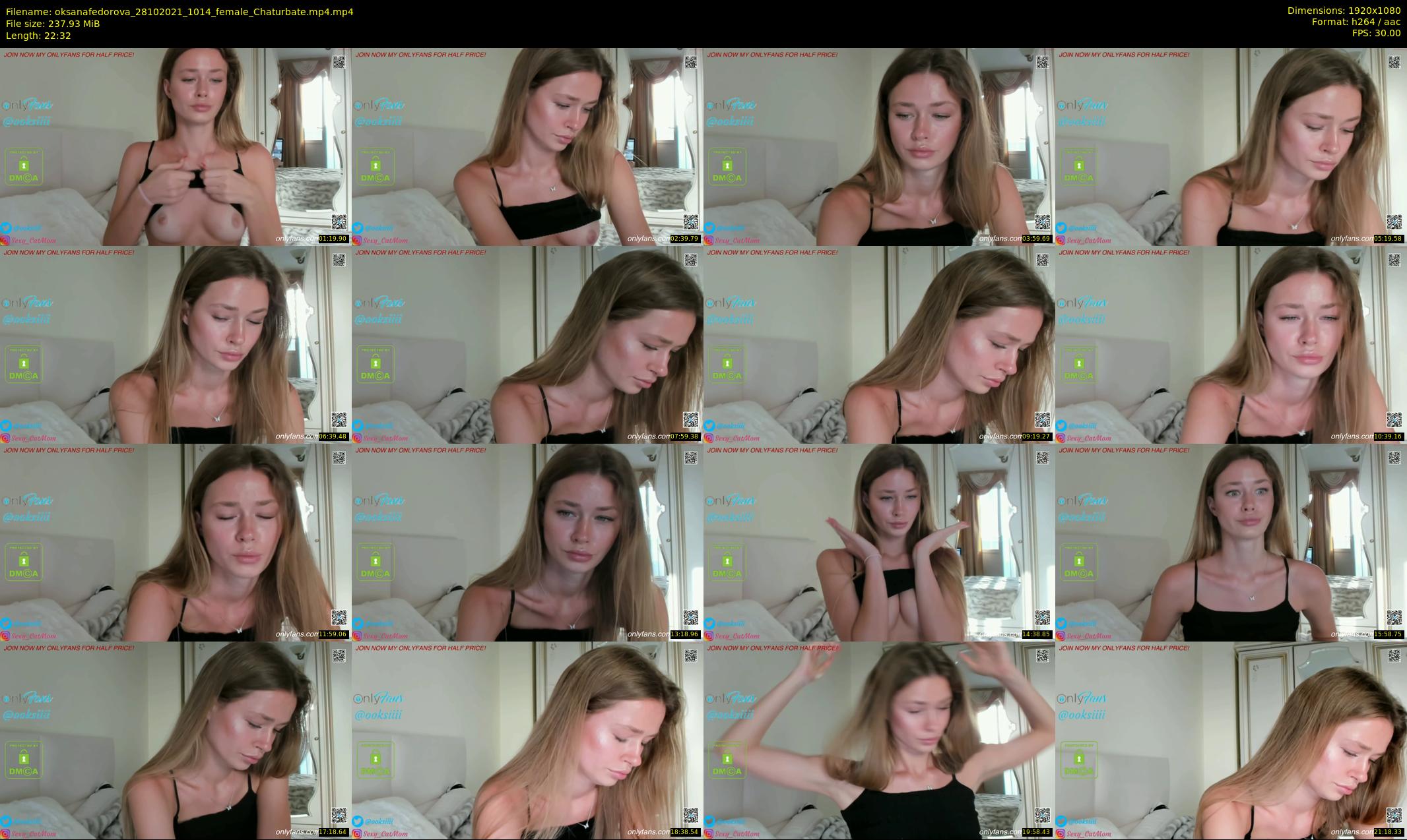 oksanafedorova — 23 minute Chaturbate female cam show recording, 1080p, Oct 28, 2021