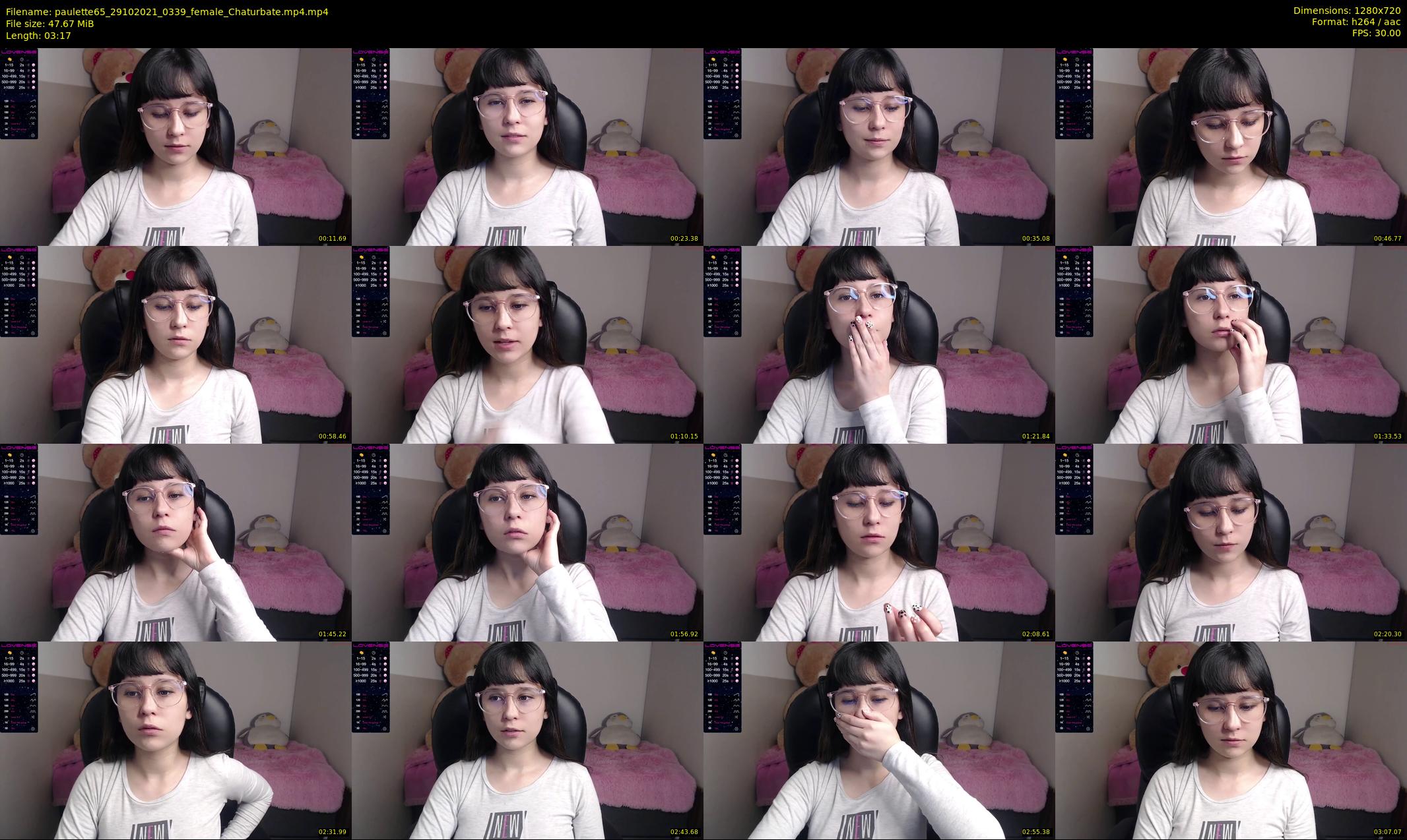 paulette65 — 4 minute Chaturbate female cam show recording, 720p, Oct 29, 2021