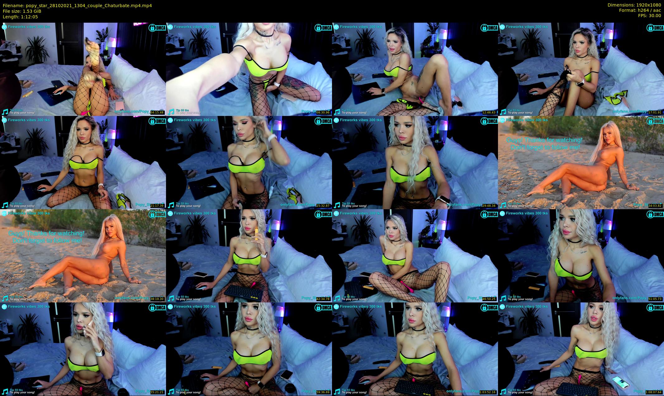 popy_star — 73 minute Chaturbate couple cam show recording, 1080p, Oct 28, 2021