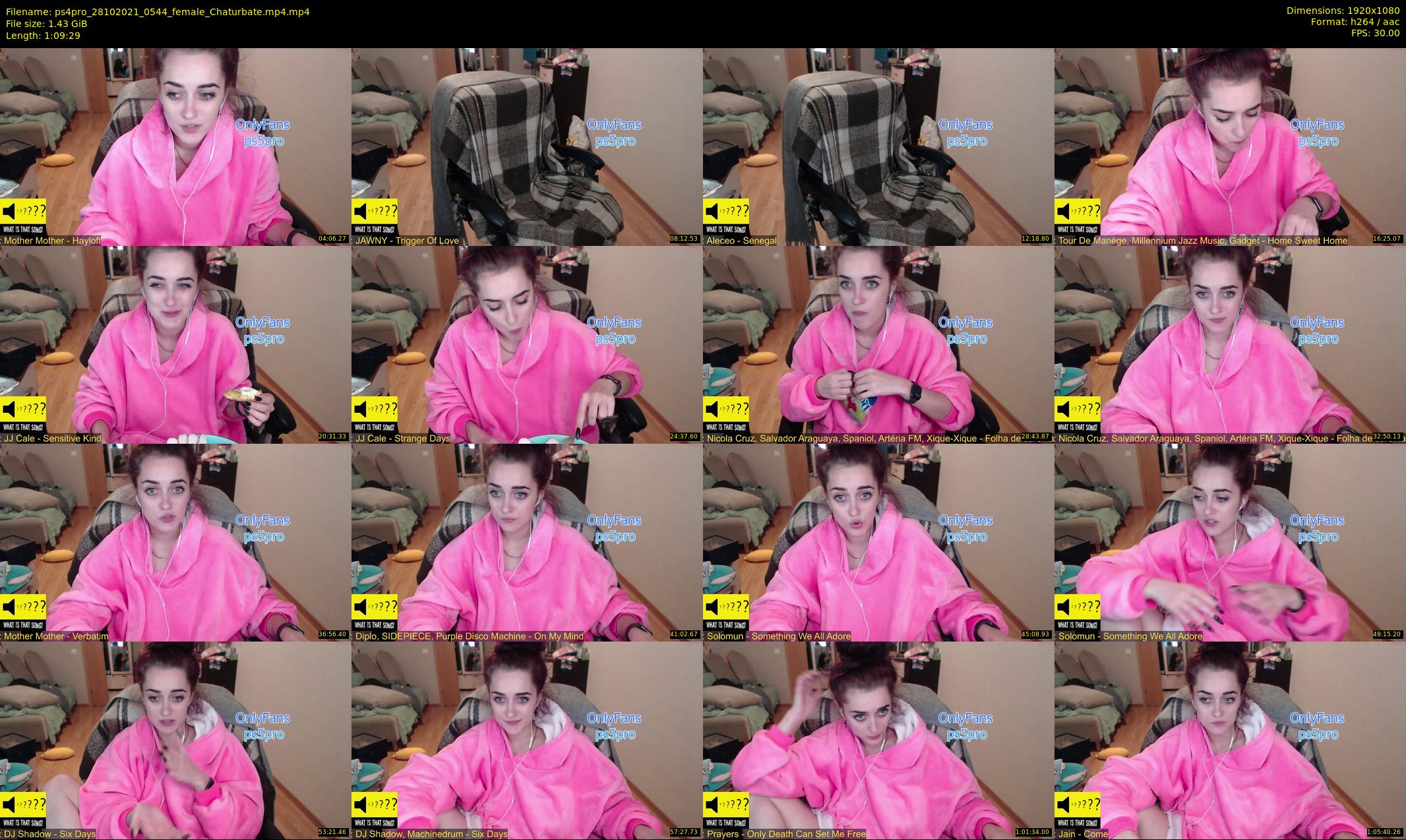 ps4pro — 70 minute Chaturbate female cam show recording, 1080p, Oct 28, 2021
