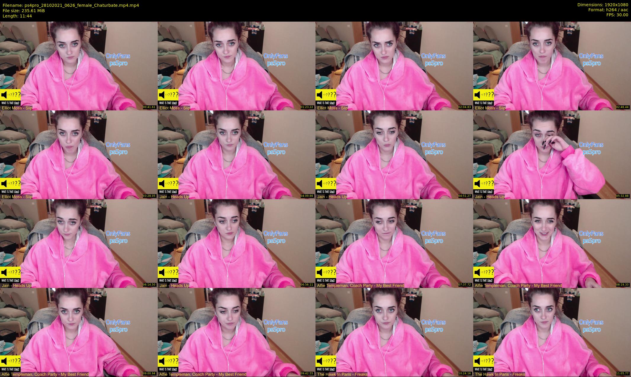 ps4pro — 12 minute Chaturbate female cam show recording, 1080p, Oct 28, 2021
