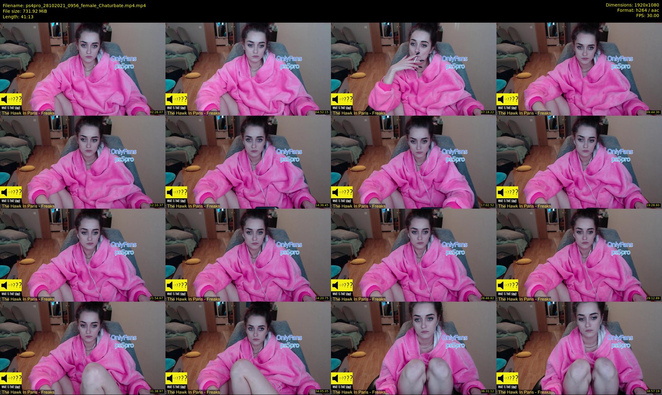 ps4pro — 42 minute Chaturbate female cam show recording, 1080p, Oct 28, 2021