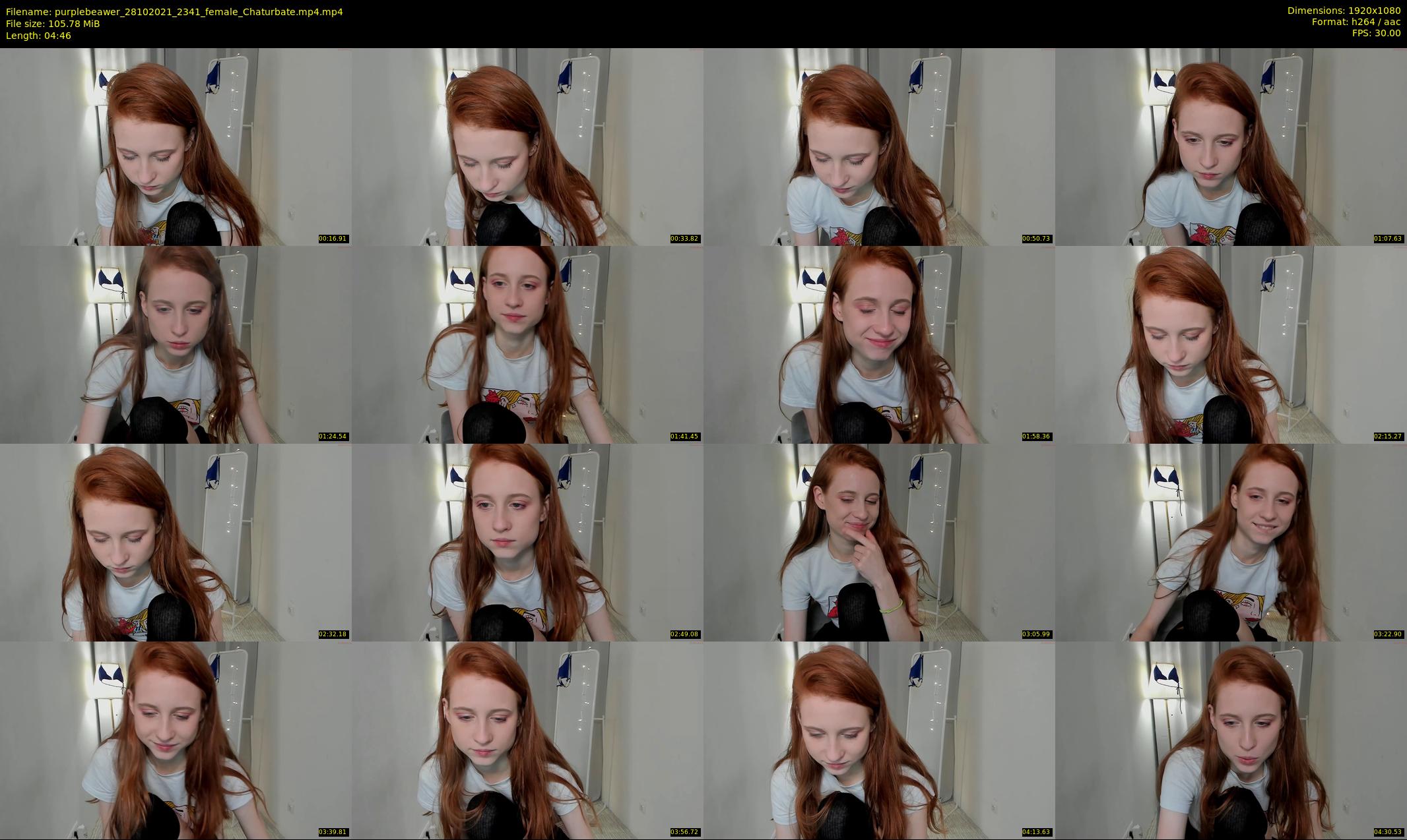 purplebeawer — 5 minute Chaturbate female cam show recording, 1080p, Oct 28, 2021