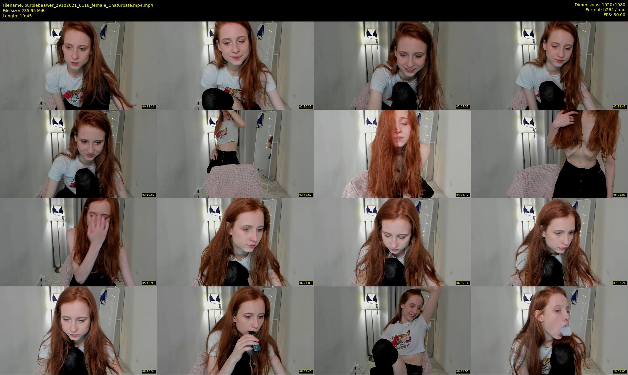 purplebeawer — 11 minute Chaturbate female cam show recording, 1080p, Oct 29, 2021