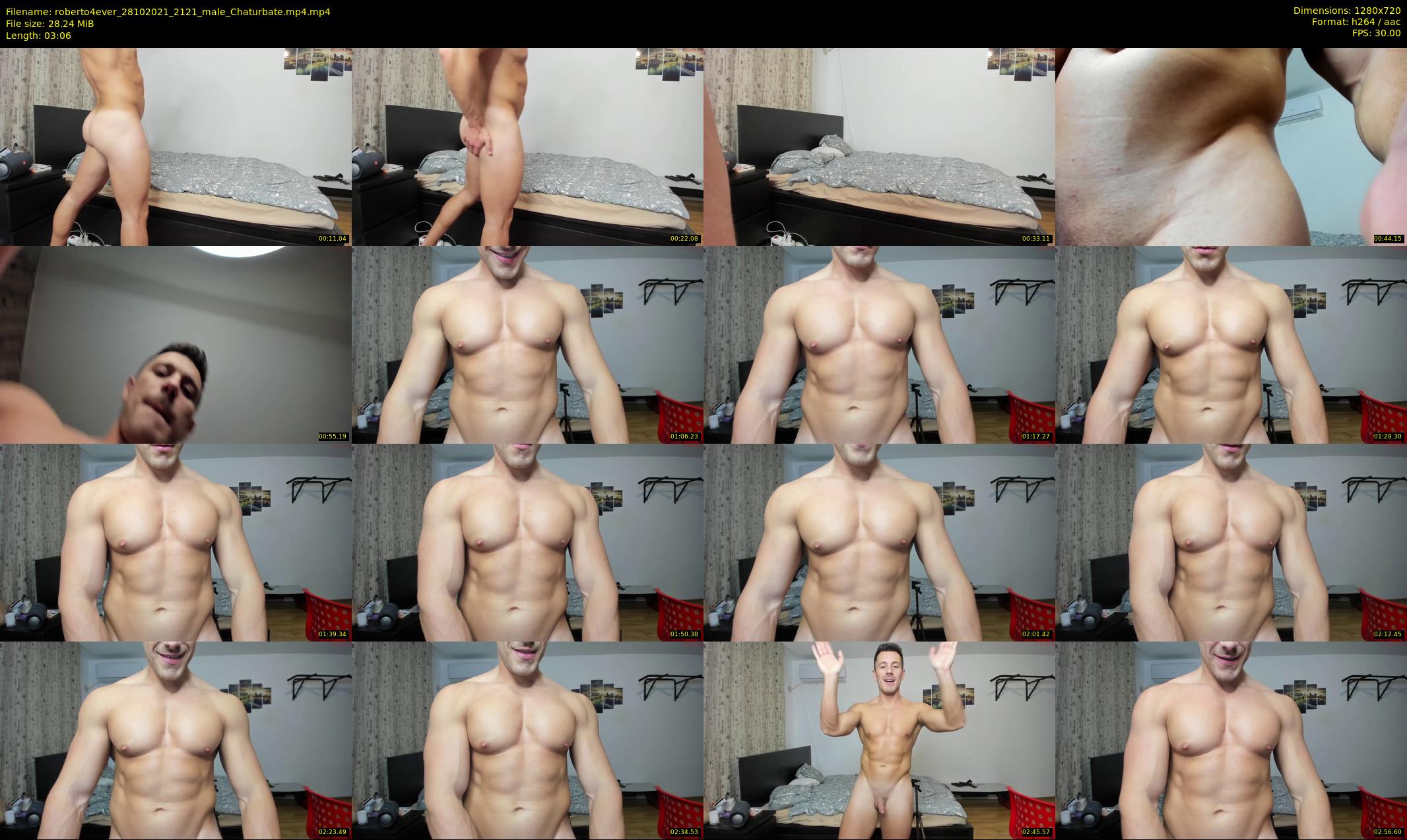roberto4ever — 4 minute Chaturbate male cam show recording, 720p, Oct 28, 2021