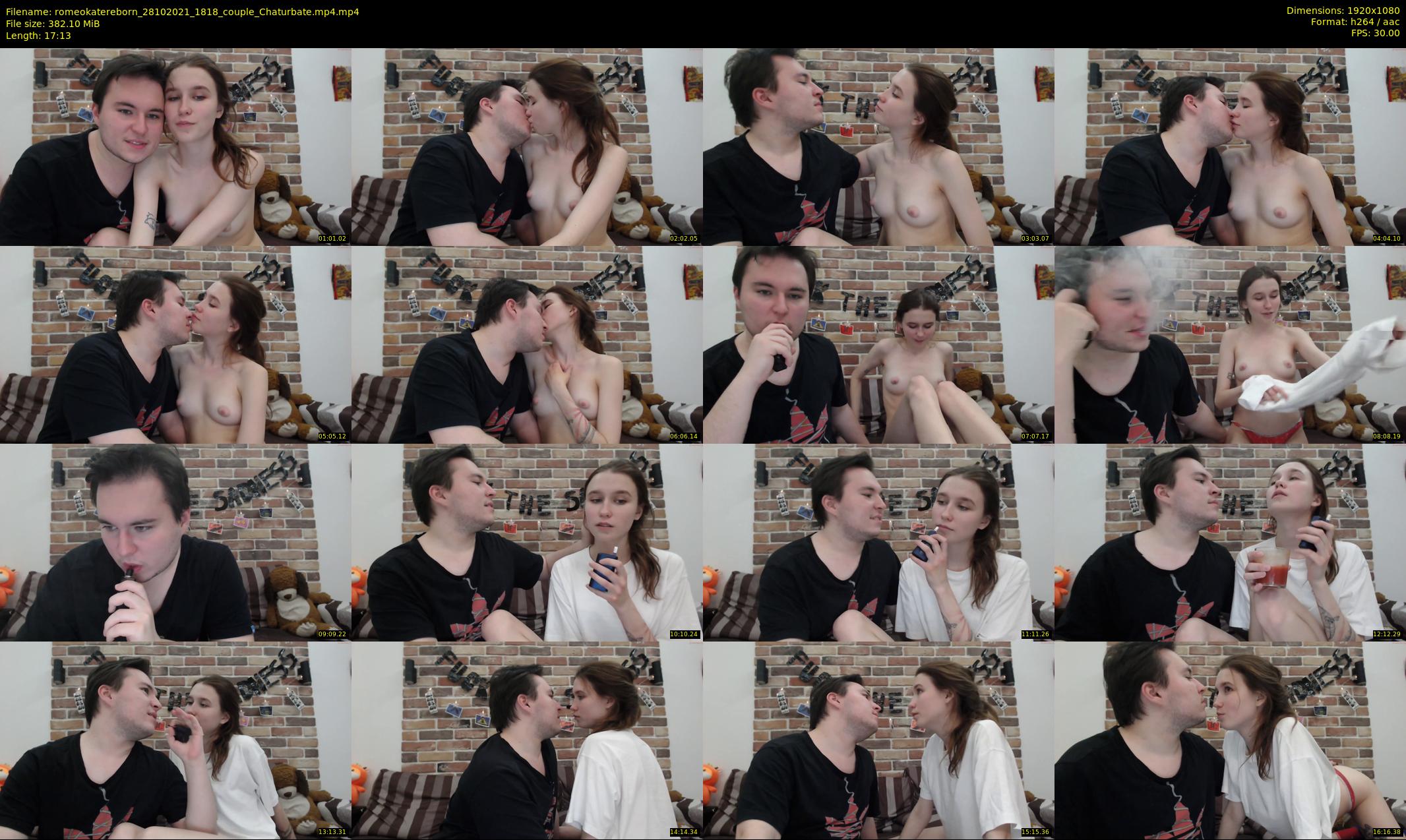 romeokatereborn — 18 minute Chaturbate couple cam show recording, 1080p, Oct 28, 2021