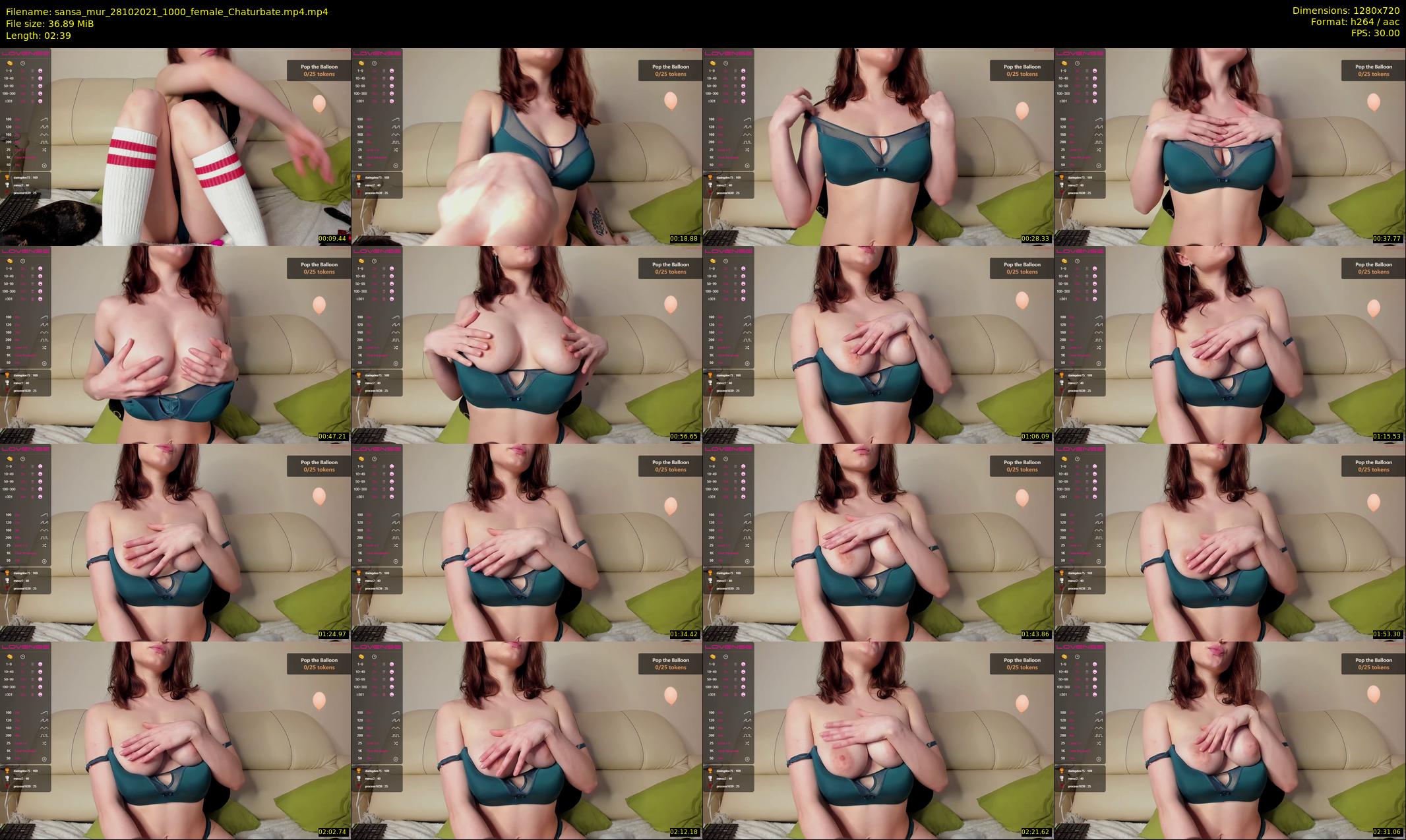 sansa_mur — 3 minute Chaturbate female cam show recording, 720p, Oct 28, 2021