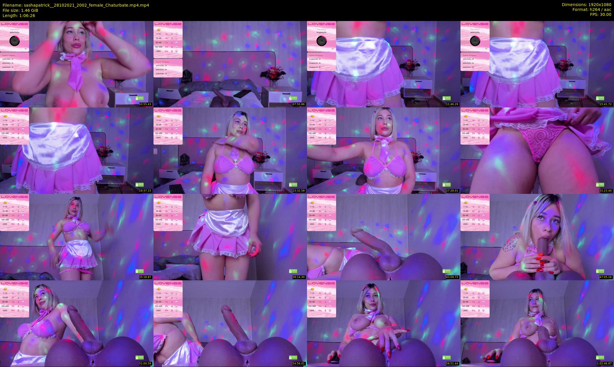 sashapatrick_ — 67 minute Chaturbate female cam show recording, 1080p, Oct 28, 2021