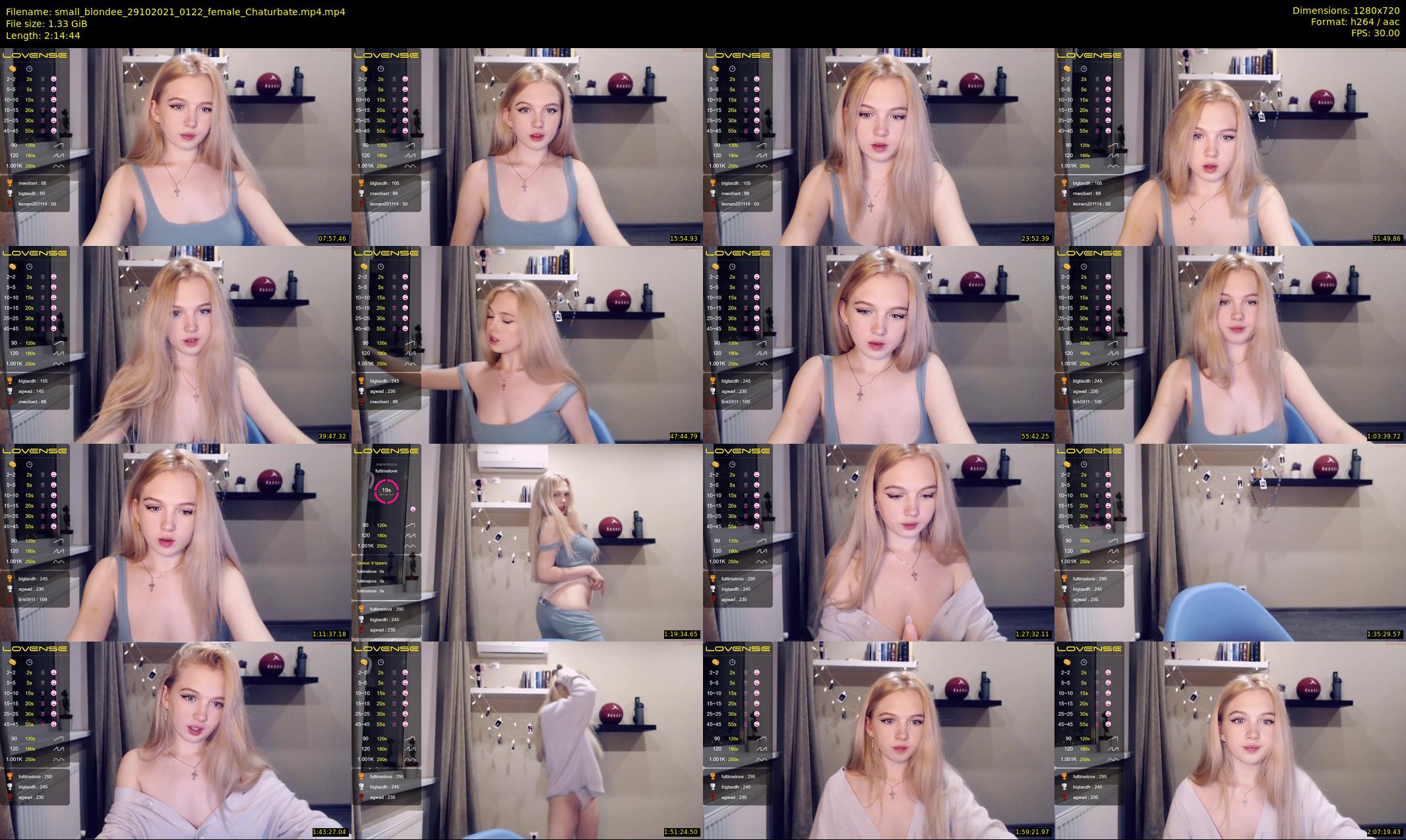 small_blondee — 135 minute Chaturbate female cam show recording, 720p, Oct 29, 2021