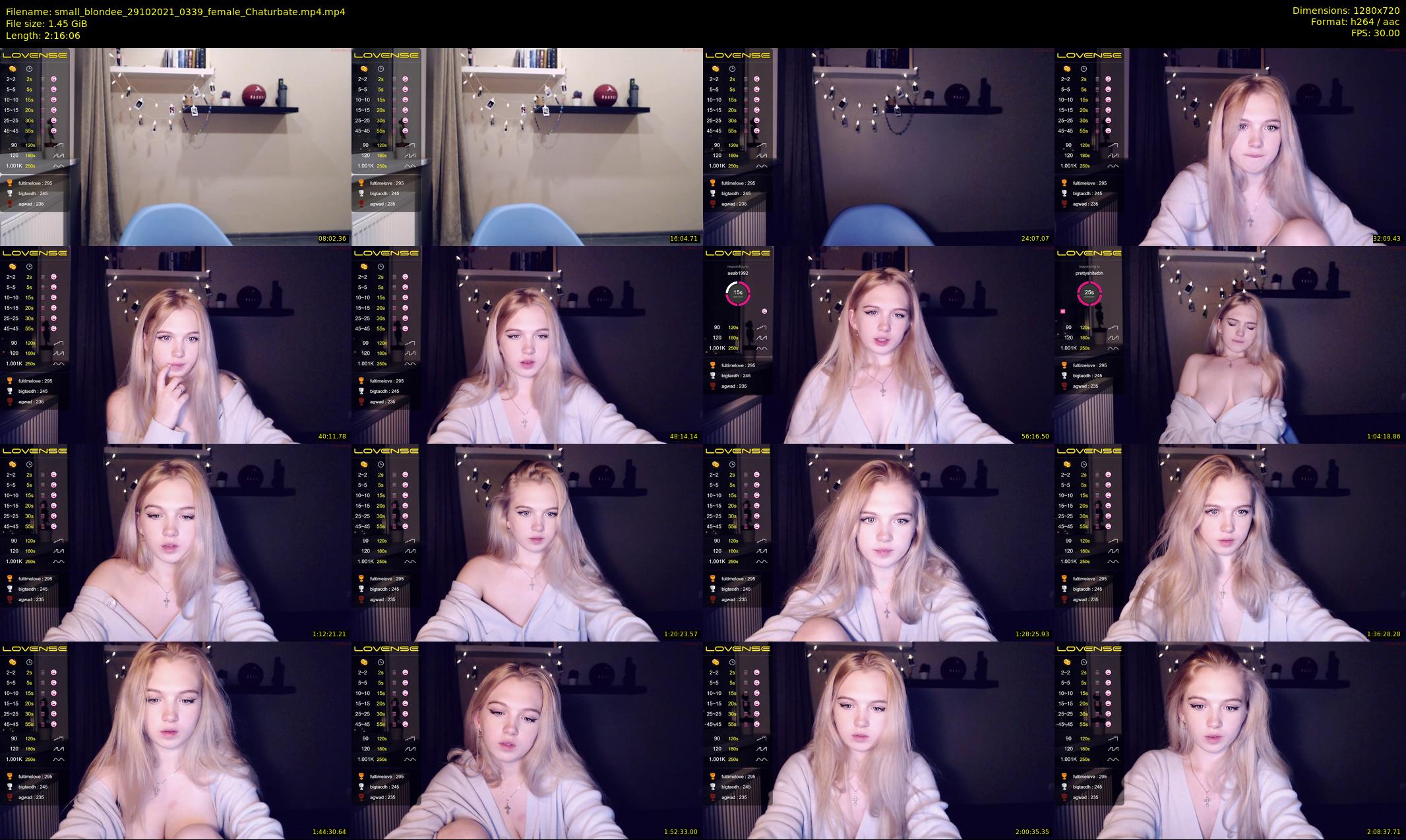 small_blondee — 137 minute Chaturbate female cam show recording, 720p, Oct 29, 2021