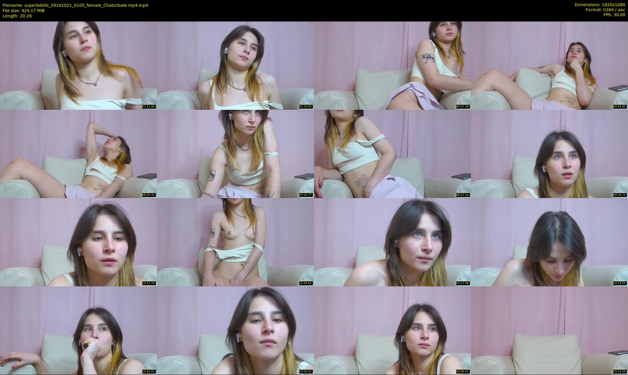 superbdolls — 21 minute Chaturbate couple cam show recording, 1080p, Oct 29, 2021