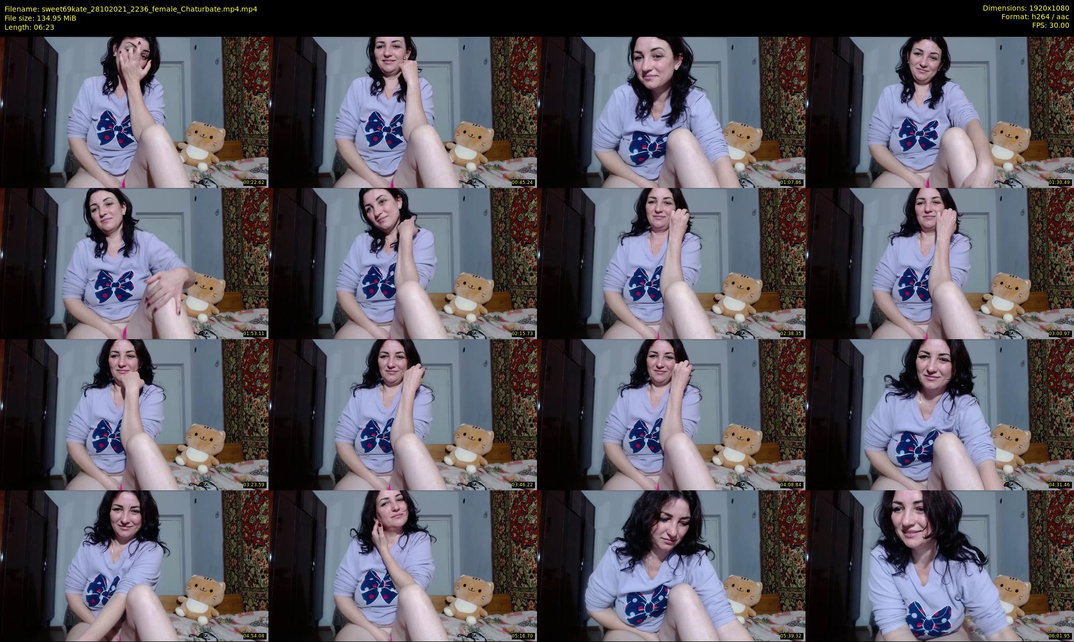 sweet69kate — 7 minute Chaturbate female cam show recording, 1080p, Oct 28, 2021