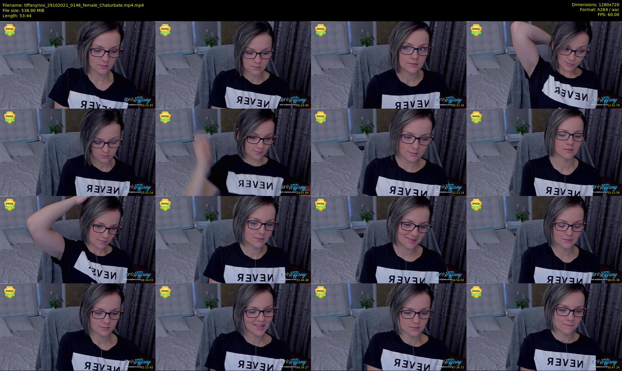 tiffanyriox — 54 minute Chaturbate female cam show recording, 720p, Oct 29, 2021
