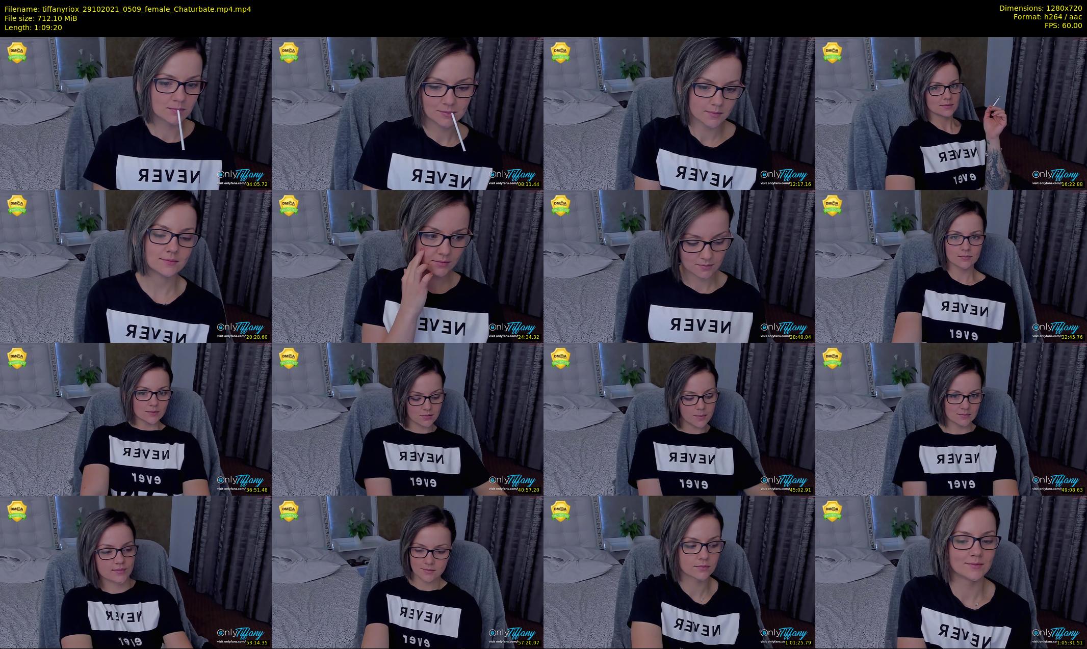 tiffanyriox — 70 minute Chaturbate female cam show recording, 720p, Oct 29, 2021