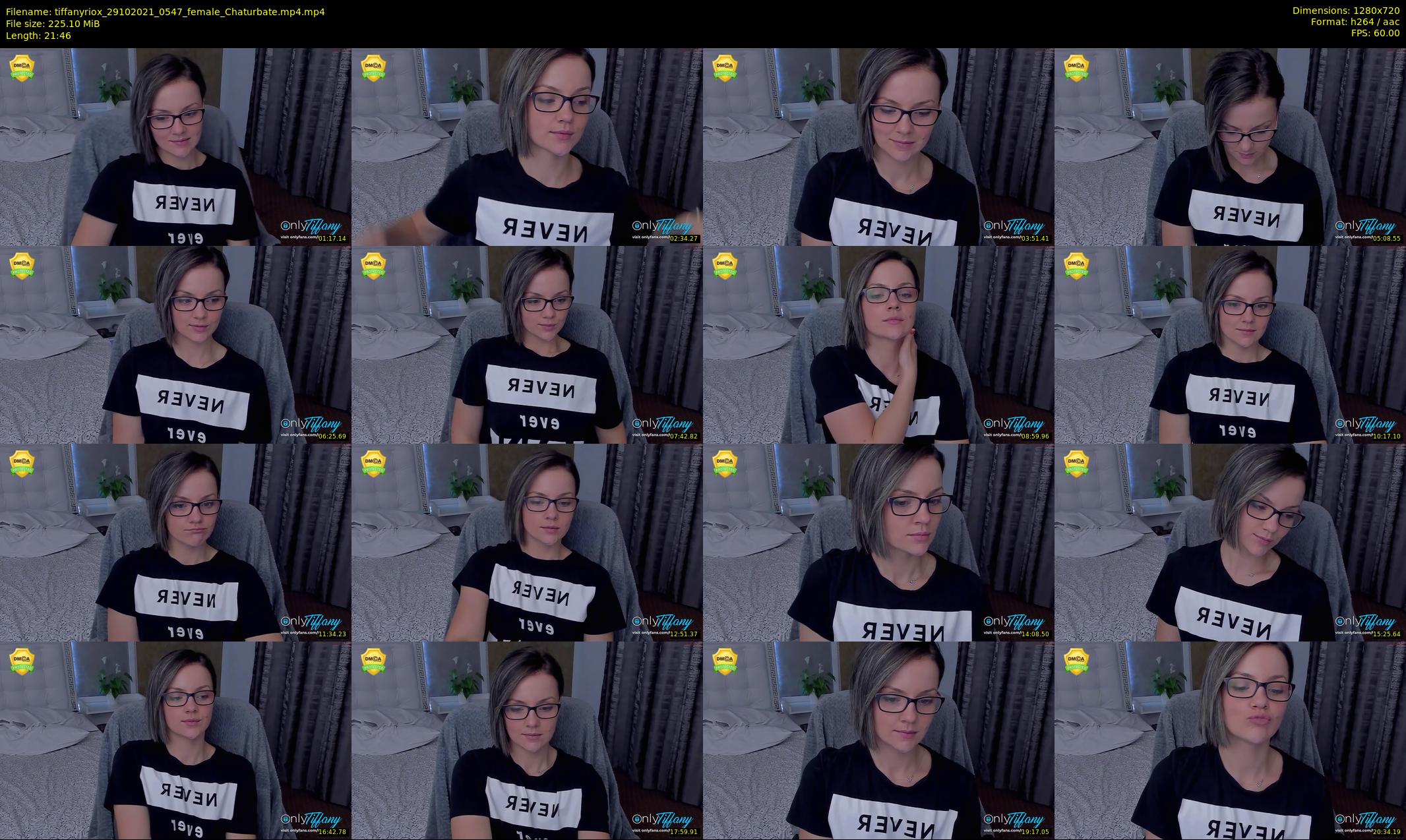 tiffanyriox — 22 minute Chaturbate female cam show recording, 720p, Oct 29, 2021