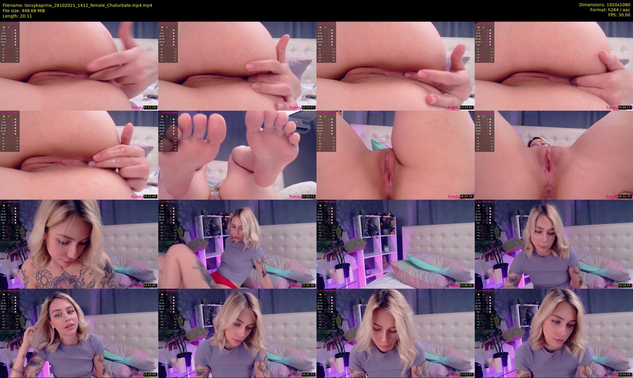 tonsykaprina — 21 minute Chaturbate couple cam show recording, 1080p, Oct 28, 2021