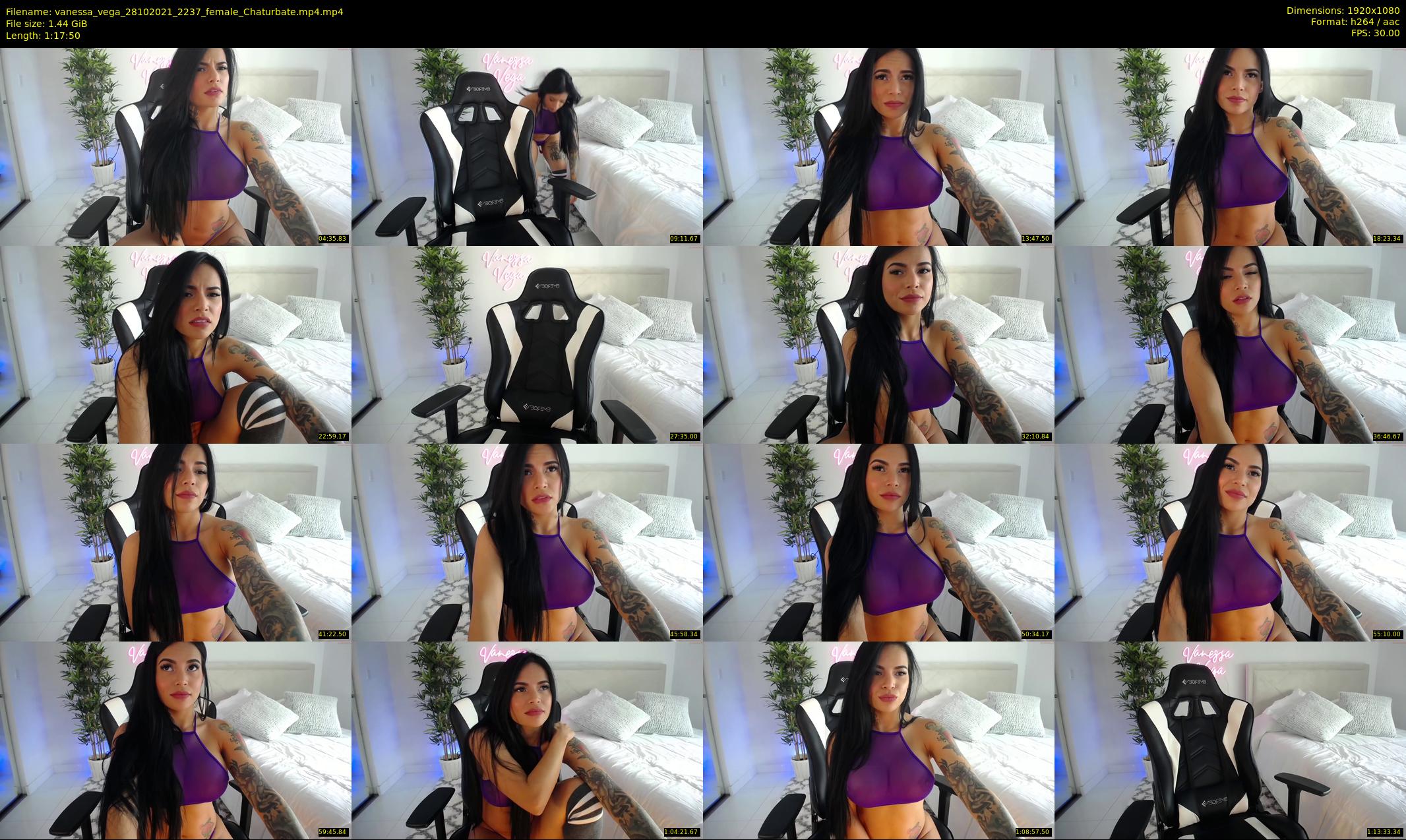 vanessa_vega — 78 minute Chaturbate female cam show recording, 1080p, Oct 28, 2021